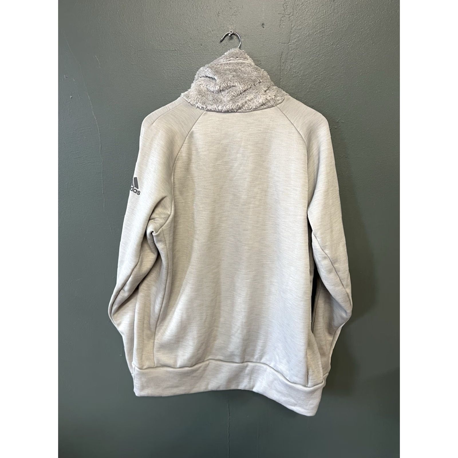 Adidas Adidas Sweatshirt High Neck Pullover Lined Gray Mens XL Shirt Pullover Sweatshirt for Men (no extra words) Size US XL / EU 56 / 4 - 2 Thumbnail