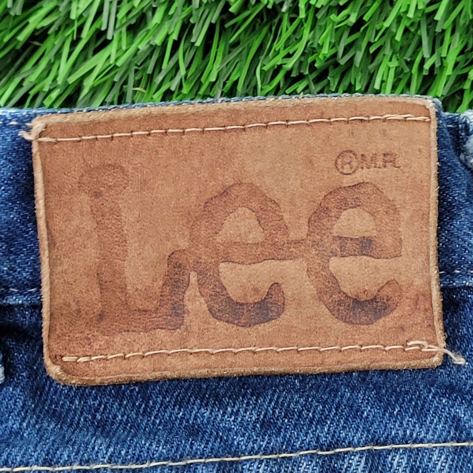 Lee Vintage 70s LEE Whiskered Jeans 35x28 Dark-Wash Talon-Zip Size US 35 - 5 Thumbnail
