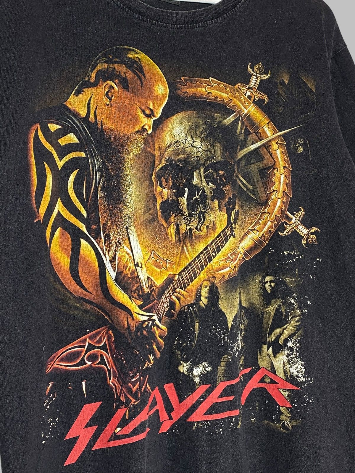 Band Tees Vintage Slayer Graphic T-shirt 2000s Size US L / EU 52-54 / 3 - 4 Thumbnail