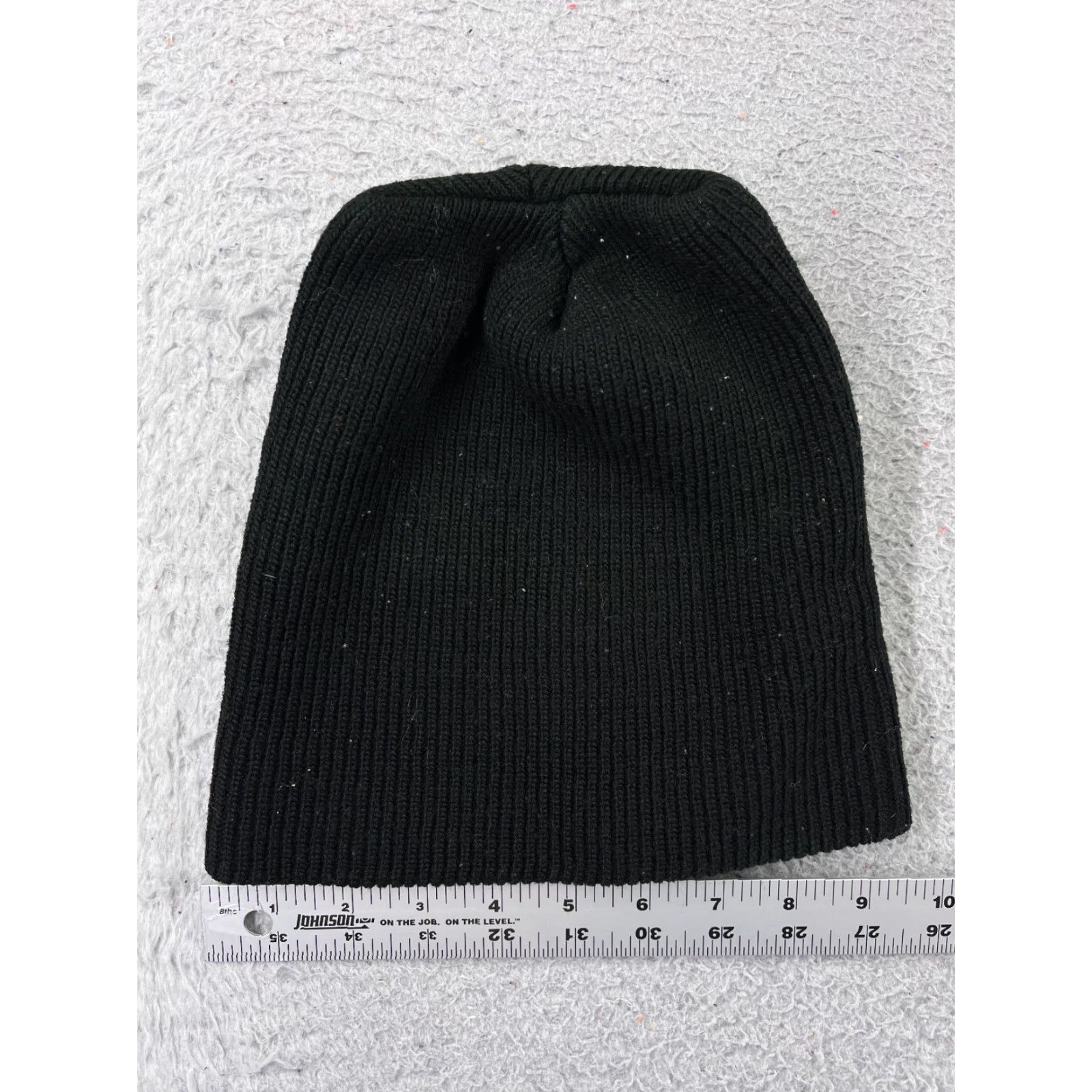 Vintage Target Beanie Toque Black Knit Adult One Size 100% Acrylic Ski Logo Unisex Size ONE SIZE - 2 Thumbnail