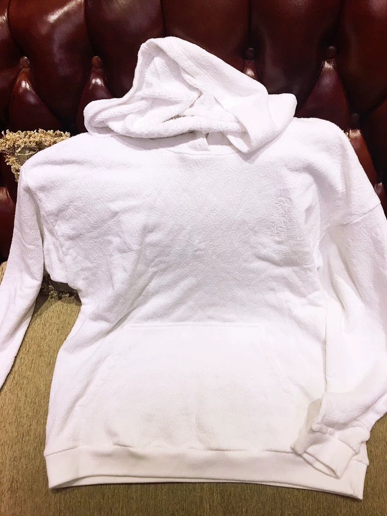 Chrome Hearts Chrome Hearts White Hoodie Sweatshirt Size US S / EU 44-46 / 1 - 1 Thumbnail