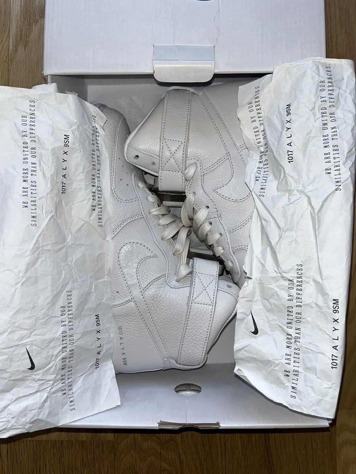1017 ALYX 9SM × Nike Nike 1017 Alyx 9sm Air Force 1 High Size US 8 / EU 41 - 7 Thumbnail