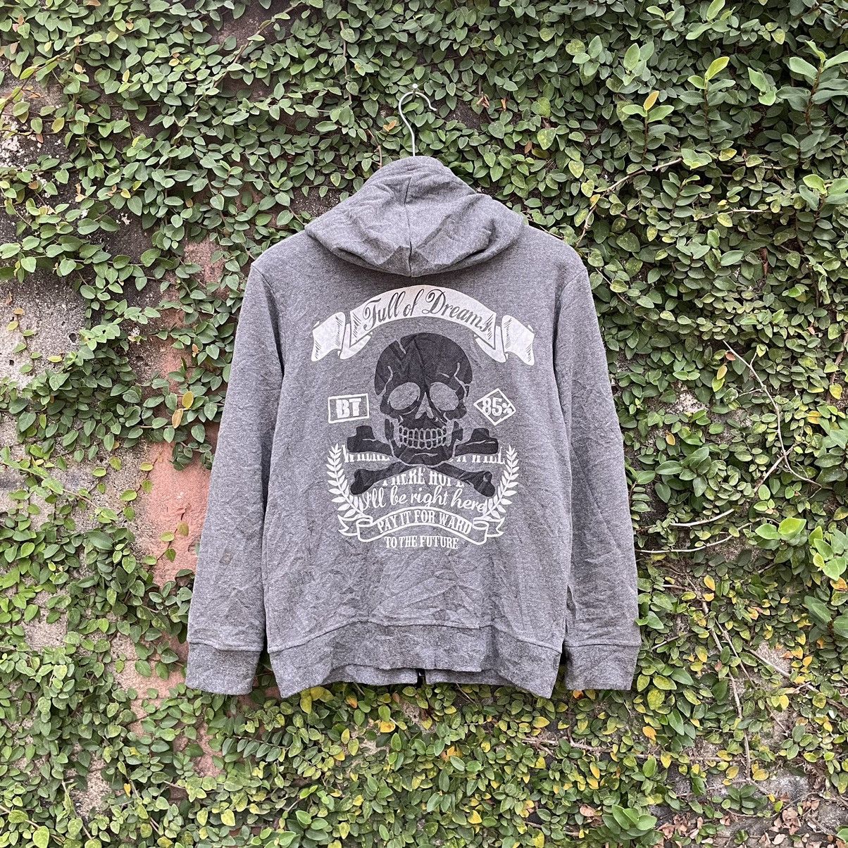 If Six Was Nine Flag stone punk skull Hoodie Size US M / EU 48-50 / 2 - 1 Thumbnail