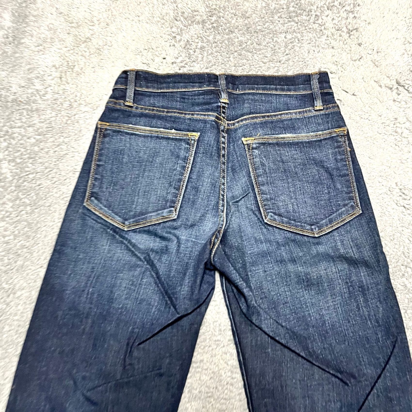 Frame FRAME Jeans Womens Le High Straight Blue Cropped Size 26 Size 26" / US 2 / IT 38 - 5 Thumbnail