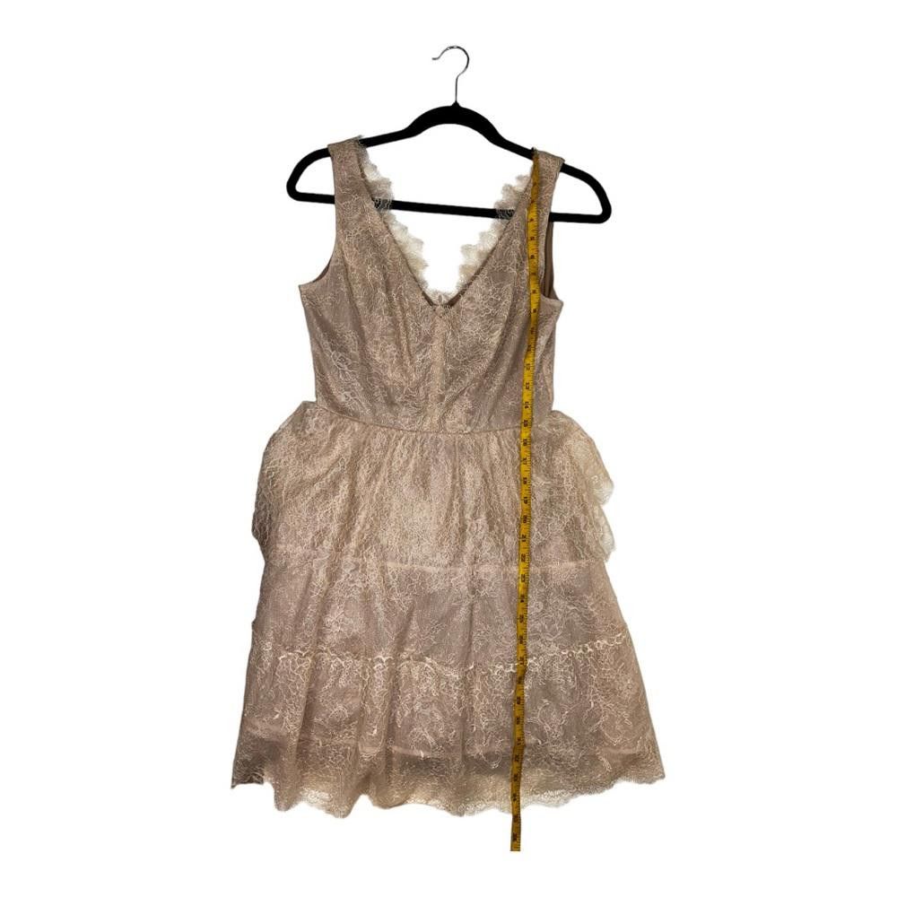 Bcbgmaxazria BCBGMaxAzria l Willa Tapioca Lace Dress S Size S / US 4 / IT 40 - 4 Thumbnail
