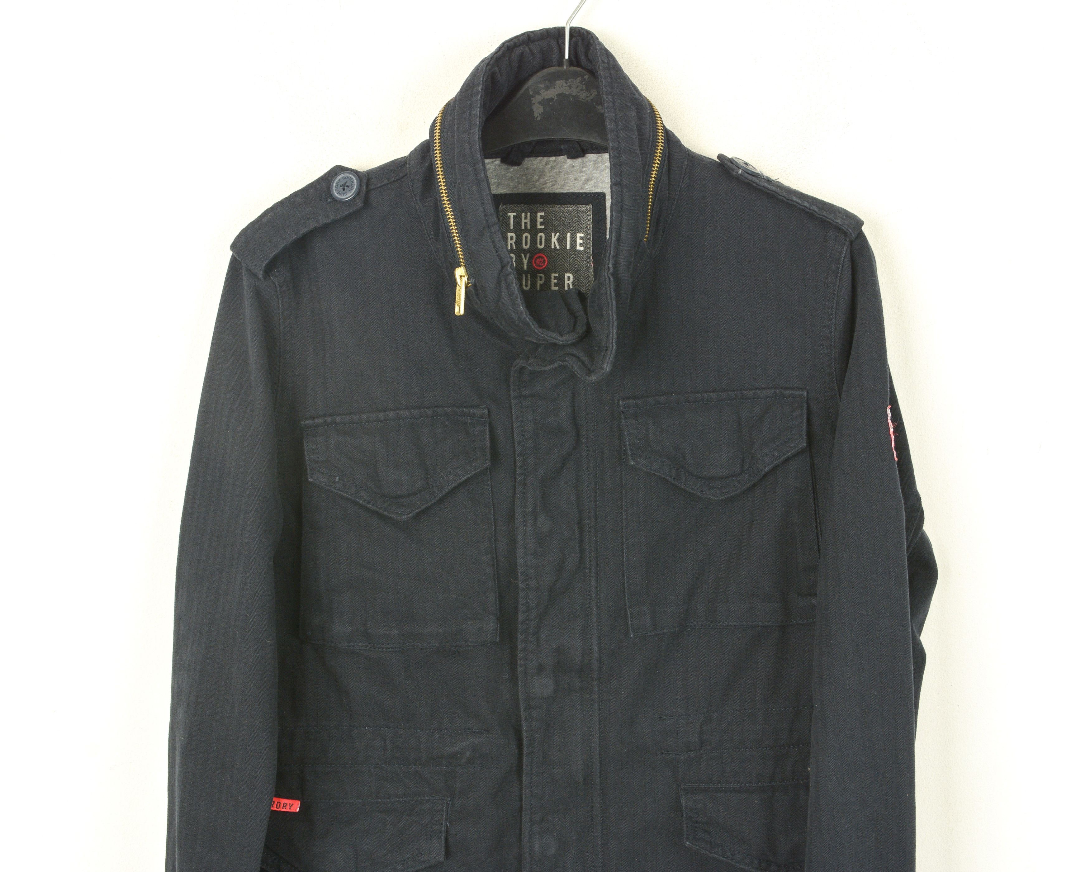 Superdry Camari Rookie Women M Field Jacket Coat Utility Cargo Navy Size M / US 6-8 / IT 42-44 - 2 Thumbnail