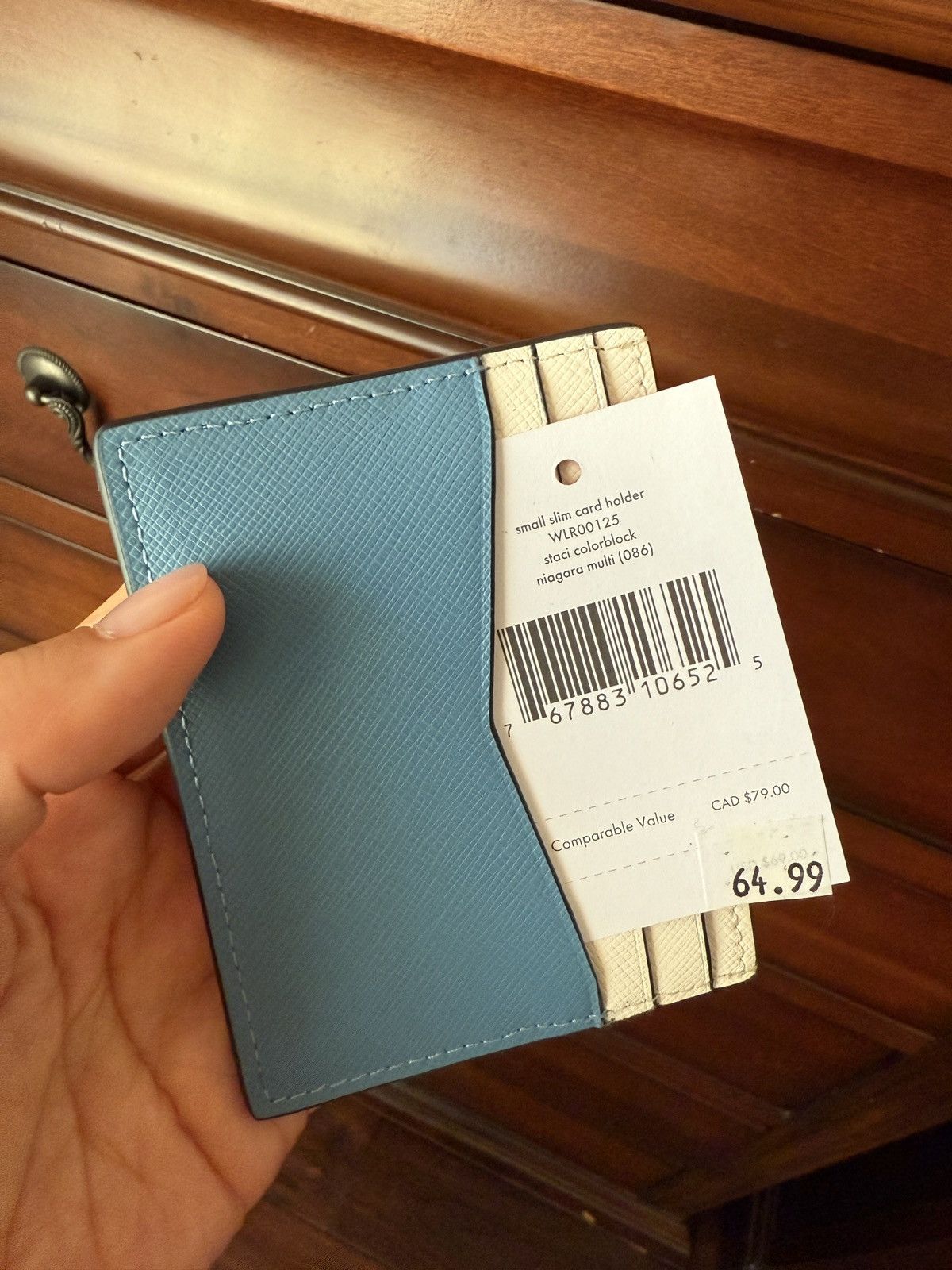 Kate Spade Kate Spade Teal and Cream Card Holder Size ONE SIZE - 5 Thumbnail