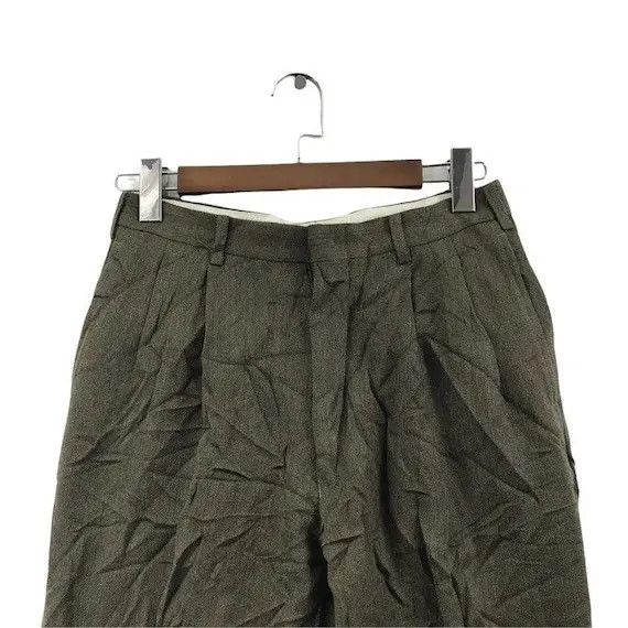 Beverly Hills Polo Club Vtg POLO CLUB USA Green Wool Casual Pant Trouser Slack Size US 28 / EU 44 - 3 Thumbnail