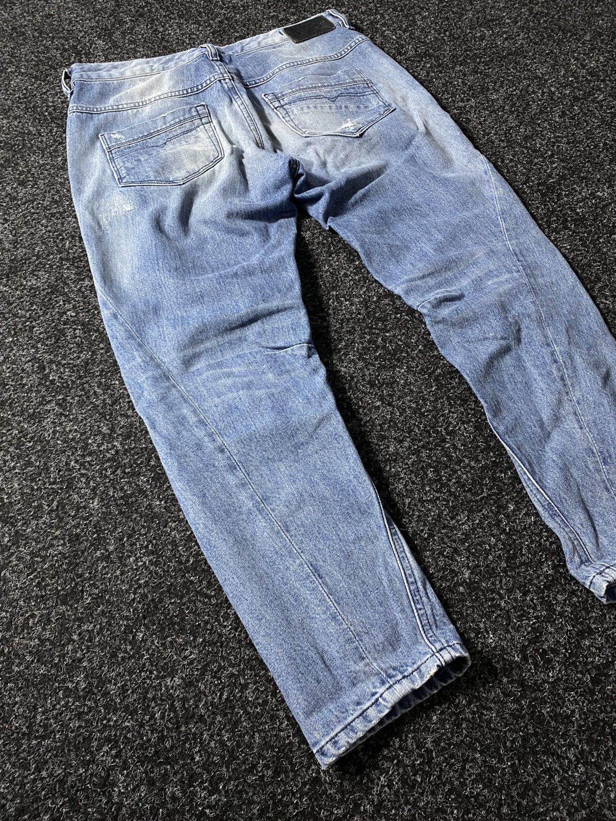 Diesel × If Six Was Nine × Vintage Vintage 90s Y2K Distressed Diesel Industry Jeans baggy pants Size 27" / US 4 / IT 40 - 10 Thumbnail