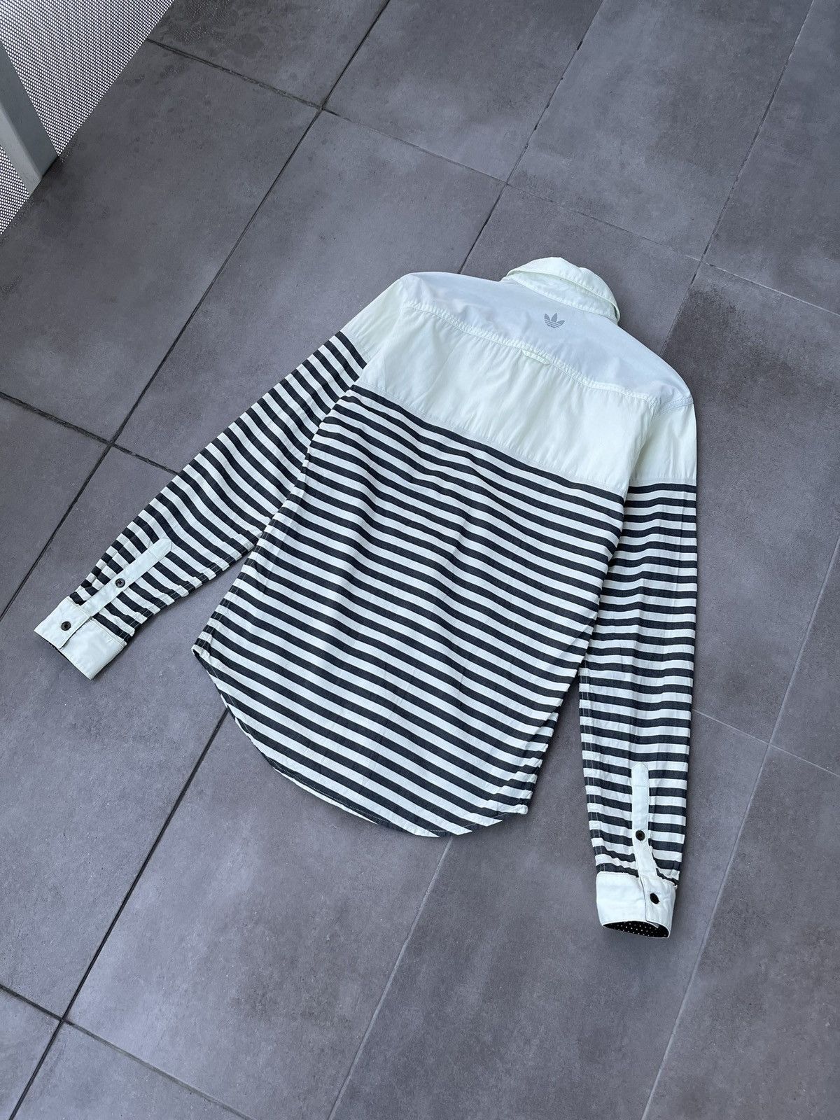 Opening Ceremony SS13 Adidas X Openning Ceremony Stripped Cream Shirt Size US M / EU 48-50 / 2 - 9 Thumbnail