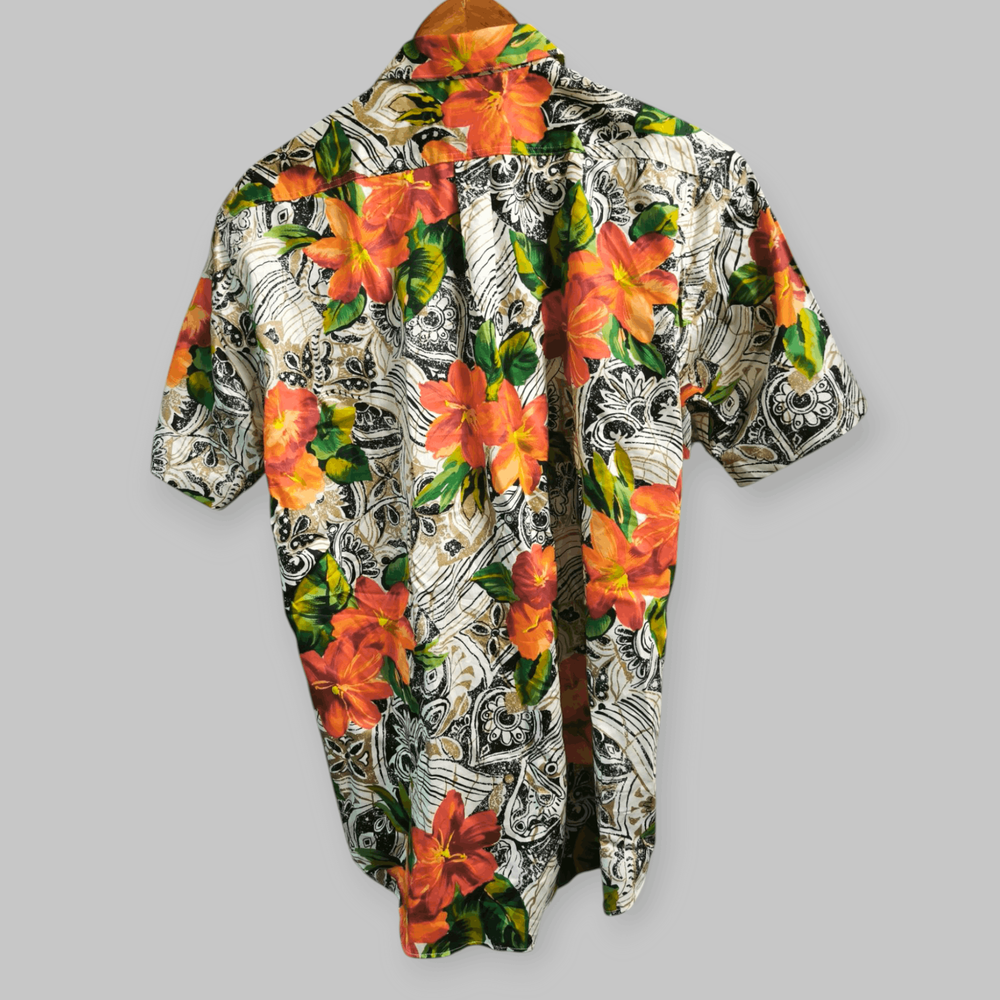Designer × Vintage Modigliani Floral Fullprint Button Up Short Sleeve Shirt Size US M / EU 48-50 / 2 - 6 Thumbnail