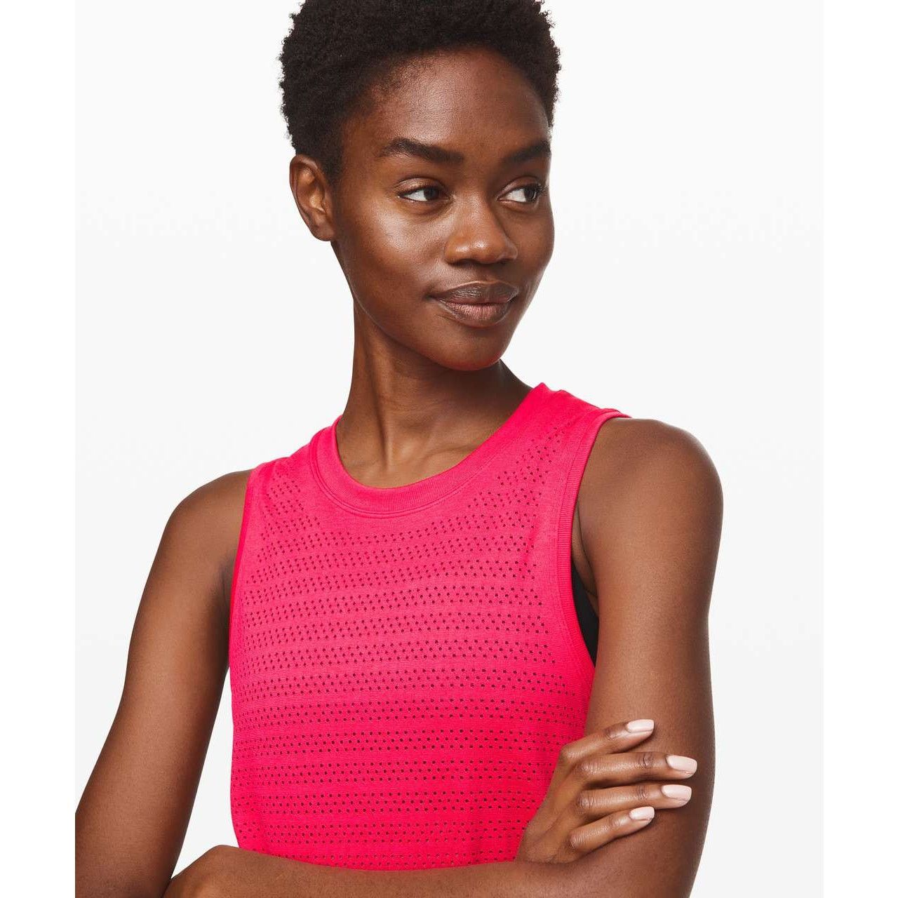 Lululemon Lululemon Breeze By Muscle Tank II *Squad Heartthrob Size 8 Size M / US 6-8 / IT 42-44 - 3 Thumbnail