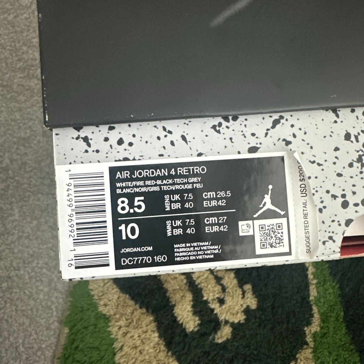 Jordan Brand Jordan Fire Red Fours Size US 8.5 / EU 41-42 - 7 Thumbnail