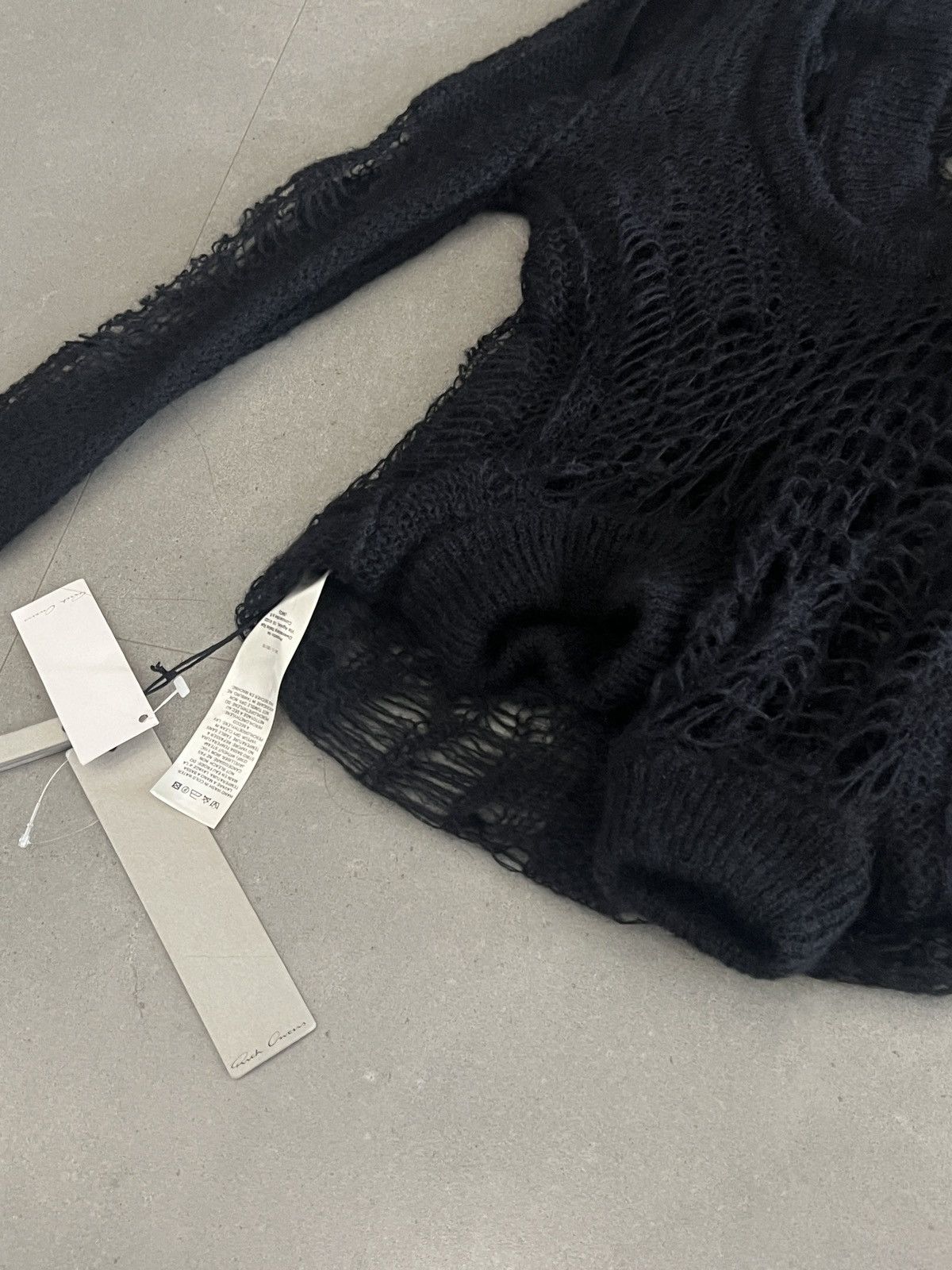 Rick Owens SS22 Rick Owen Fogachine Runway Banana Knit Spider Sweater Size US M / EU 48-50 / 2 - 4 Thumbnail