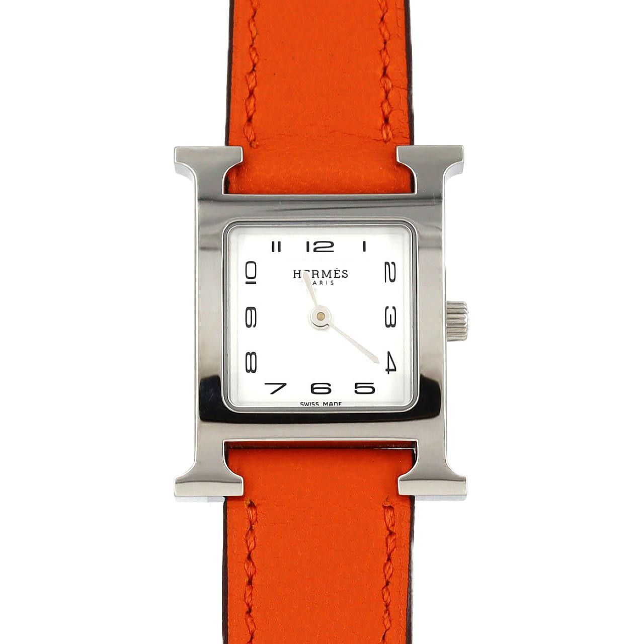 Hermes Hermes Hermes H Watch Stainless Steel Quartz Metal Quartz DUTY FREE for USA Size ONE SIZE - 1 Thumbnail