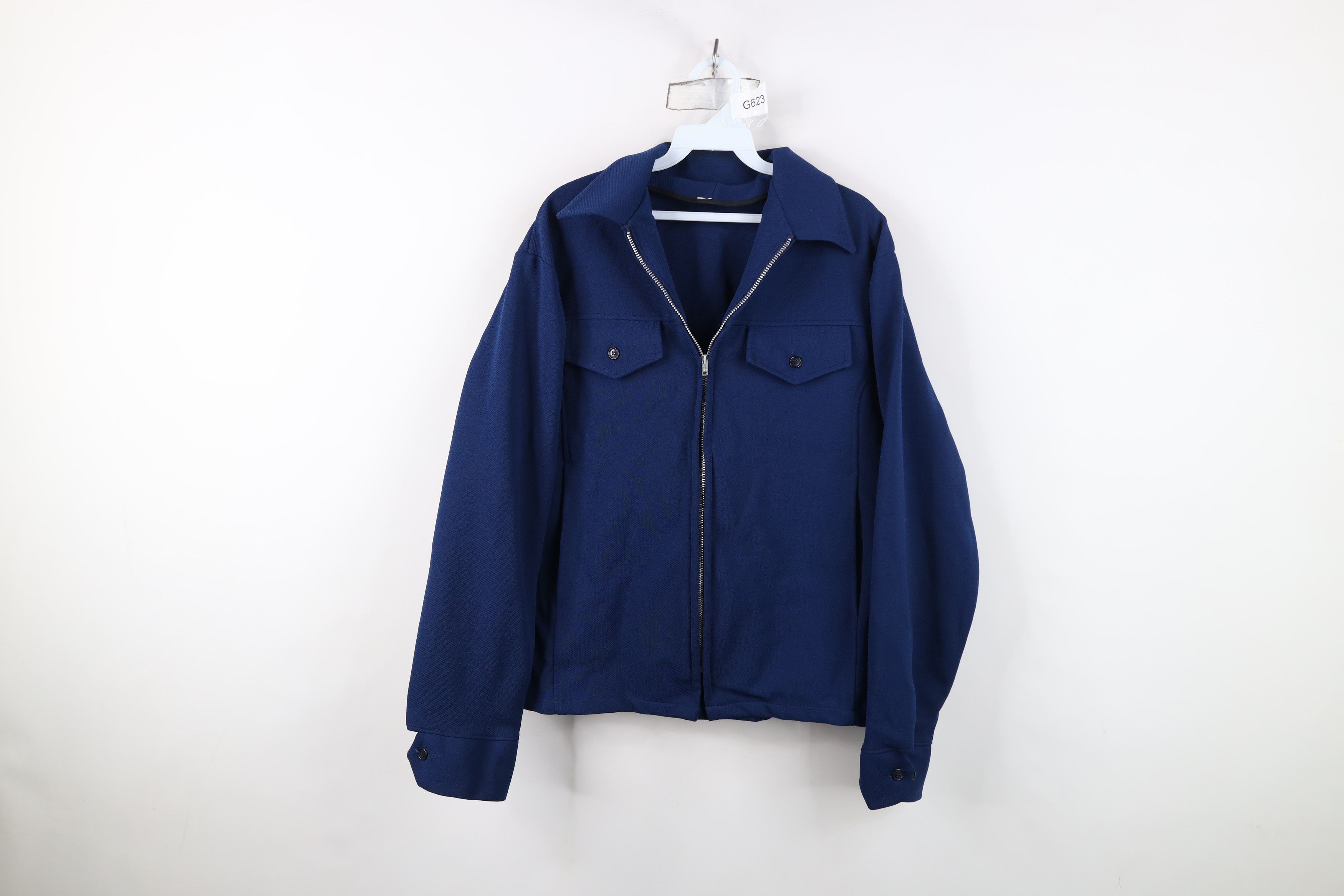 Vintage Vintage 50s 60s Streetwear Collared Bomber Jacket USA Size US L / EU 52-54 / 3 - 1 Thumbnail