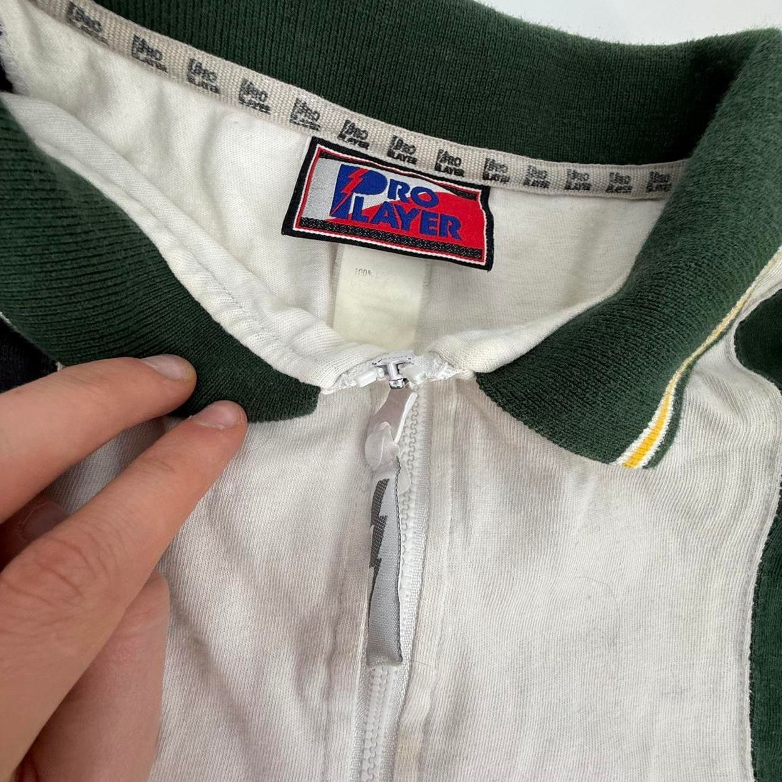 Pro Player Vintage 90s green bay packers pro player henley longsleeve Size US L / EU 52-54 / 3 - 3 Thumbnail