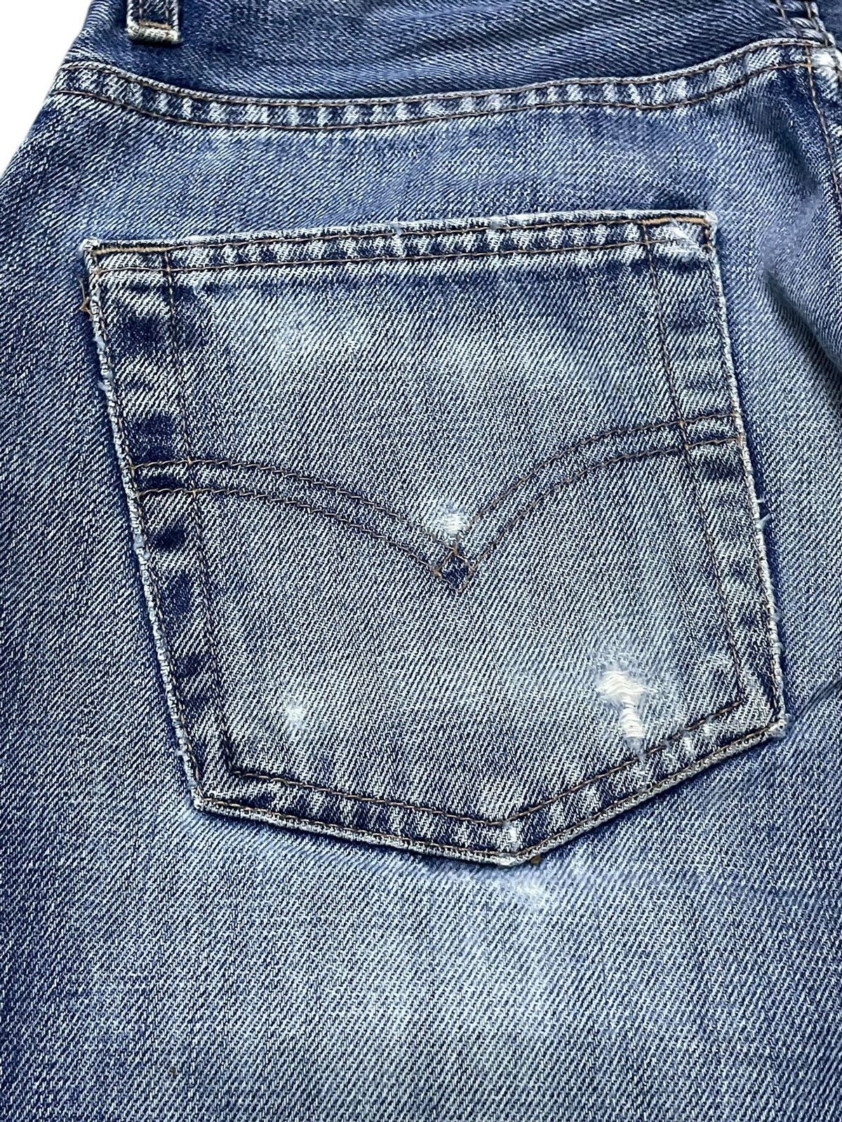 Levi's Vintage Levis 507 Flared Bootcut Distressed Jeans Size US 28 / EU 44 - 21 Thumbnail