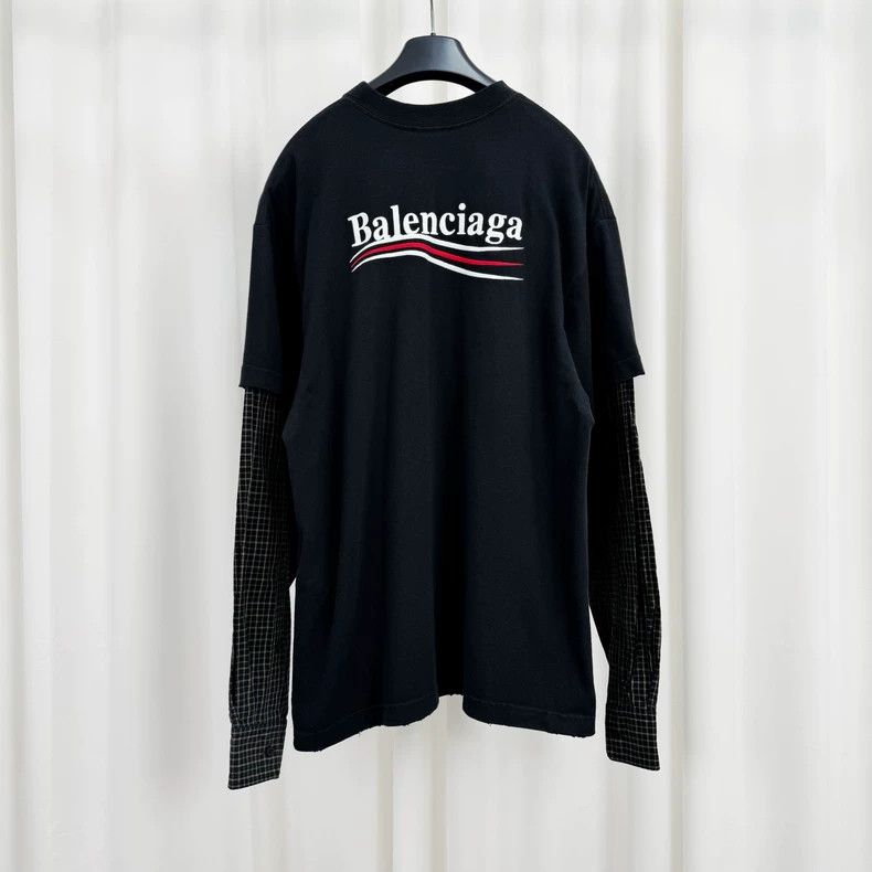 Balenciaga Balenciaga size 1 Embroidered cola fake two long sleeves Size US XS / EU 42 / 0 - 2 Thumbnail