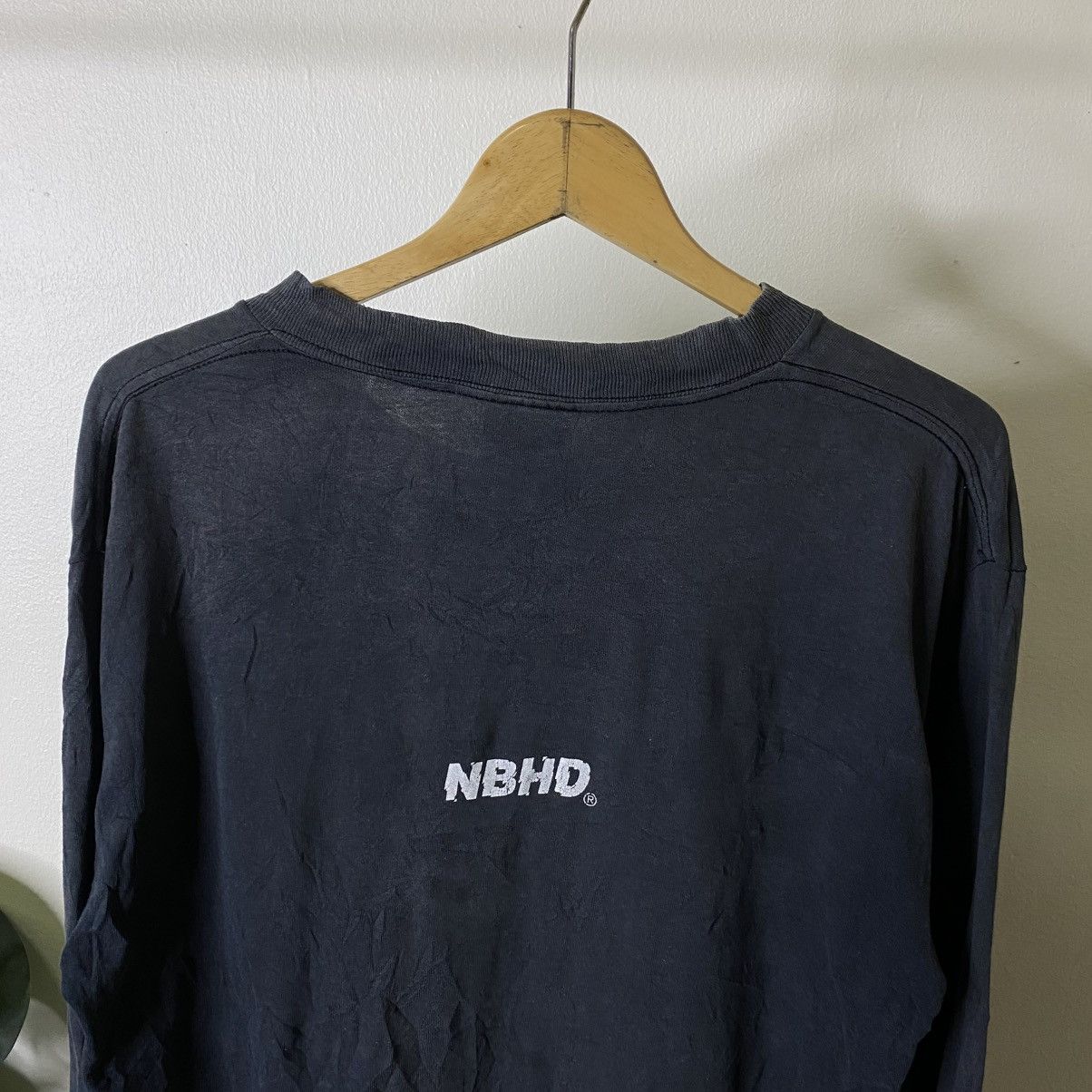 Neighborhood Early 2000s Neighborhood Faded Black LS T Shirt Size US L / EU 52-54 / 3 - 6 Thumbnail
