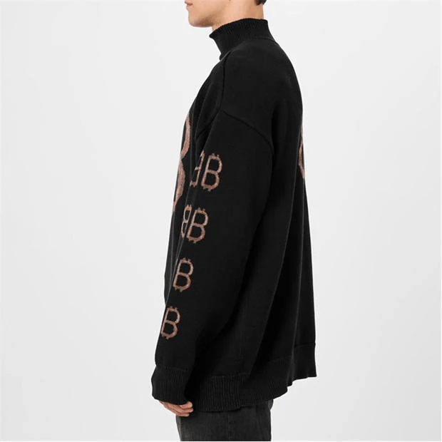 Balenciaga Crypto Bb-Print Hoodie Size US L / EU 52-54 / 3 - 6 Thumbnail