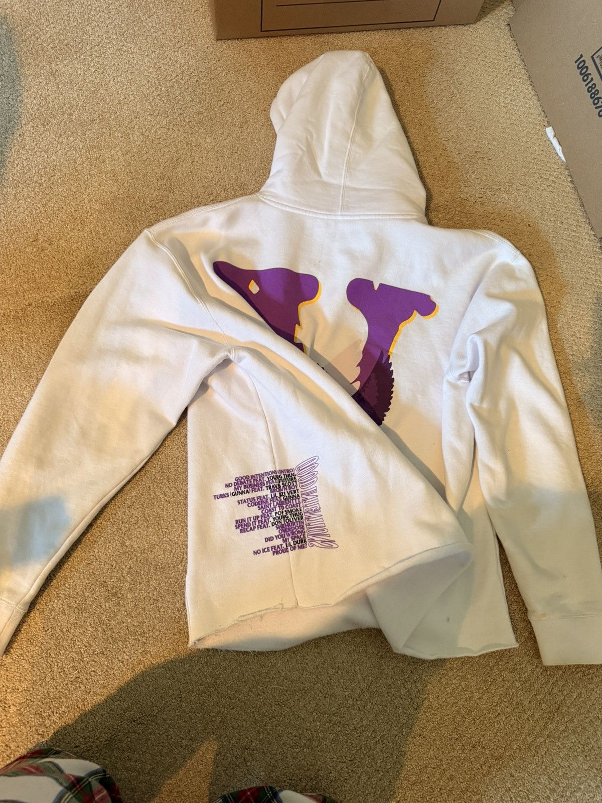 Vlone Vlone Nav Hoodie Size US XL / EU 56 / 4 - 3 Thumbnail