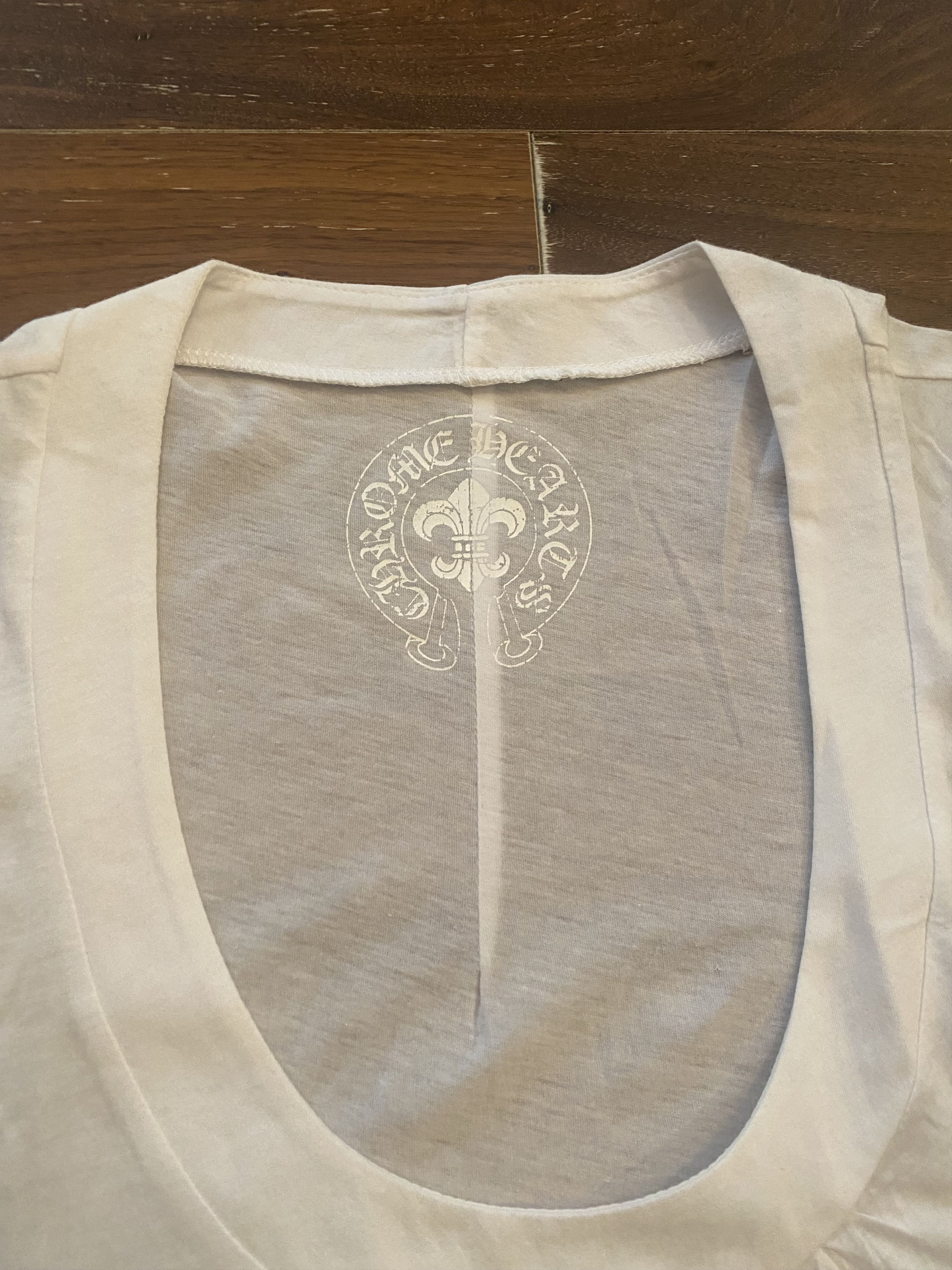 Chrome Hearts Chrome Hearts Leather Tag White Fancy Blouse Size M / US 6-8 / IT 42-44 - 2 Thumbnail