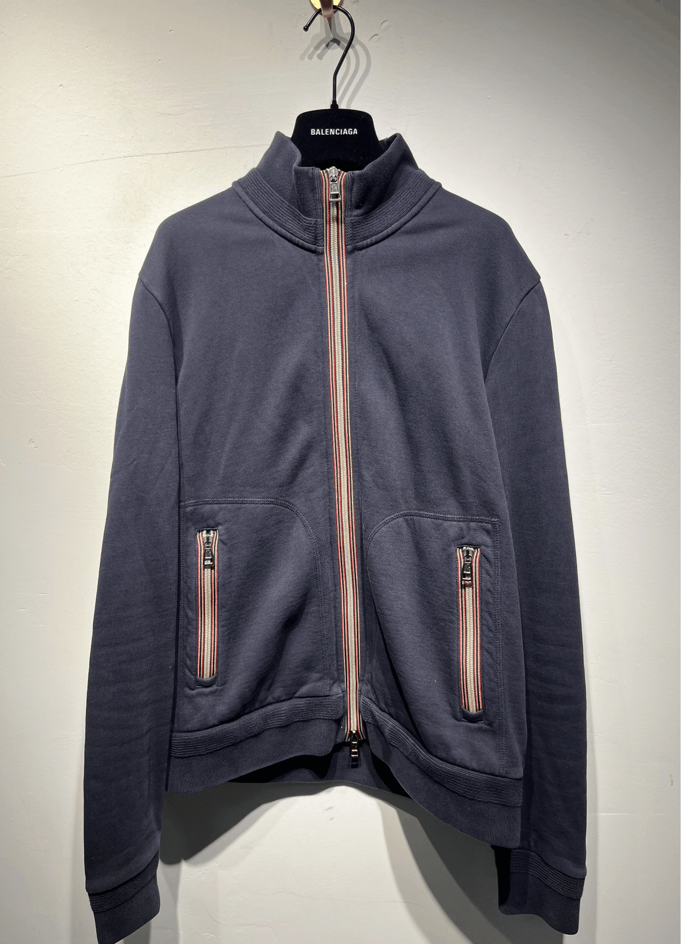 Moncler Moncler Striped Blue Light Jacket L Men Size US L / EU 52-54 / 3 - 1 Thumbnail