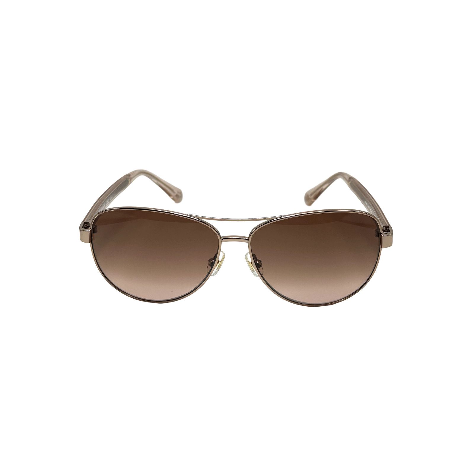 Kate Spade Kate Spade Aviator Sunglasses Rose Gold Gradient Amber Lens Size ONE SIZE - 1 Thumbnail