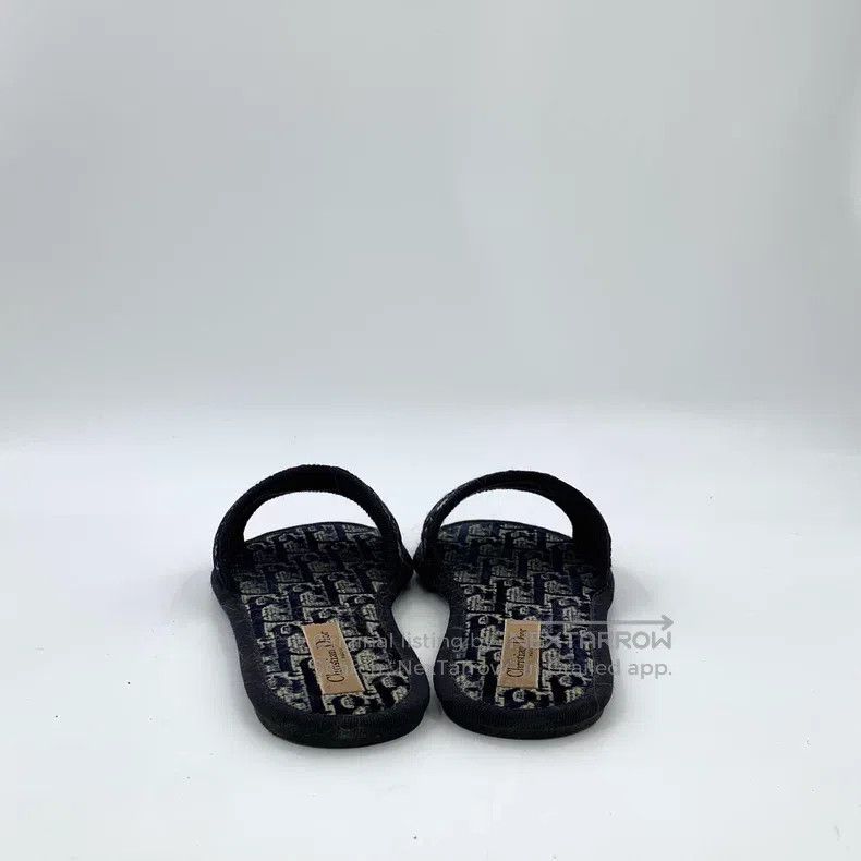 Dior Dior Dark blue logo jacquard full print casual flat one-wo Size US 6 / IT 36 - 4 Thumbnail