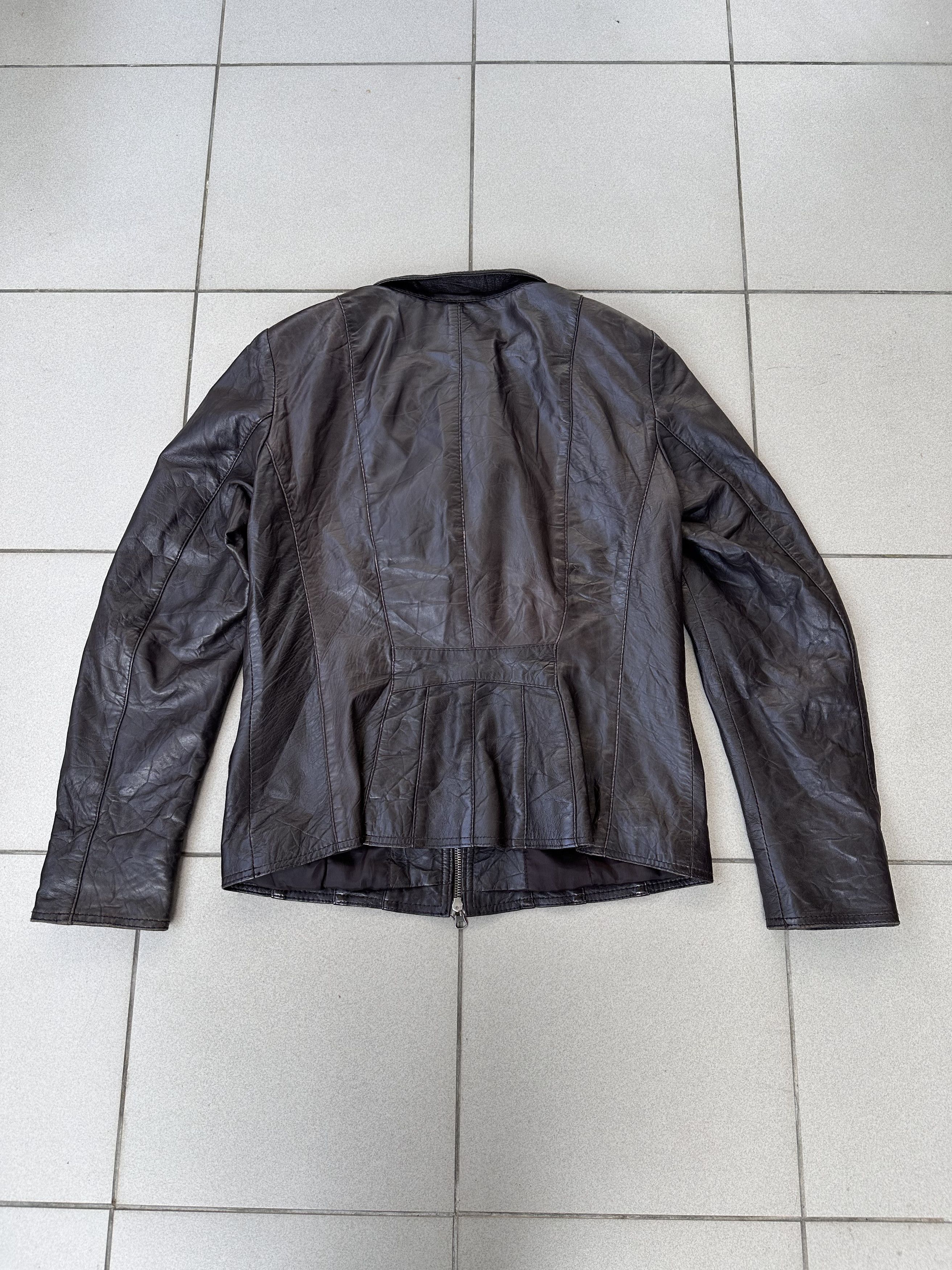Leather Vintage women leather lamb jacket old money Size L / US 10 / IT 46 - 5 Thumbnail