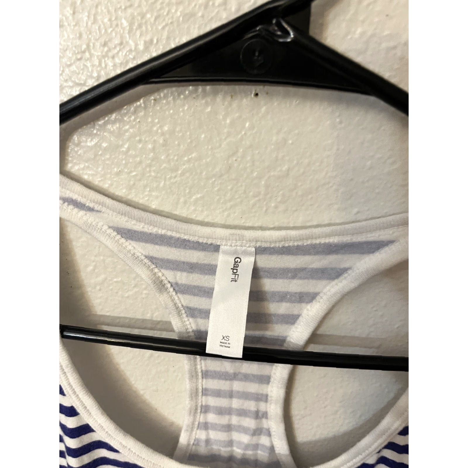 Gap GAP Fit Multicolor Striped Activewear Tank Women XS Racerback Size ONE SIZE - 3 Thumbnail