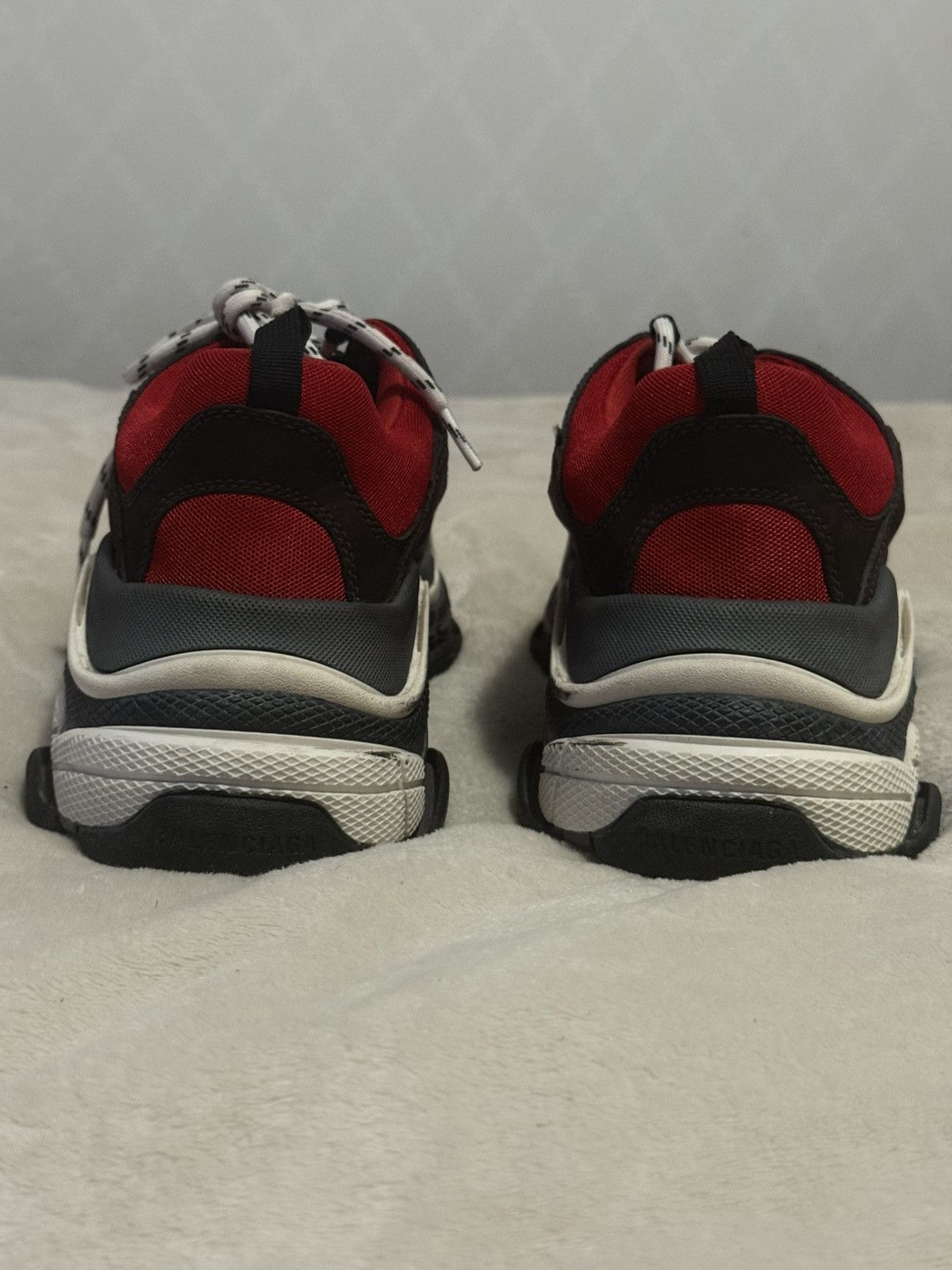 Balenciaga Balenciaga Triple S Red Size US 9 / EU 42 - 6 Thumbnail