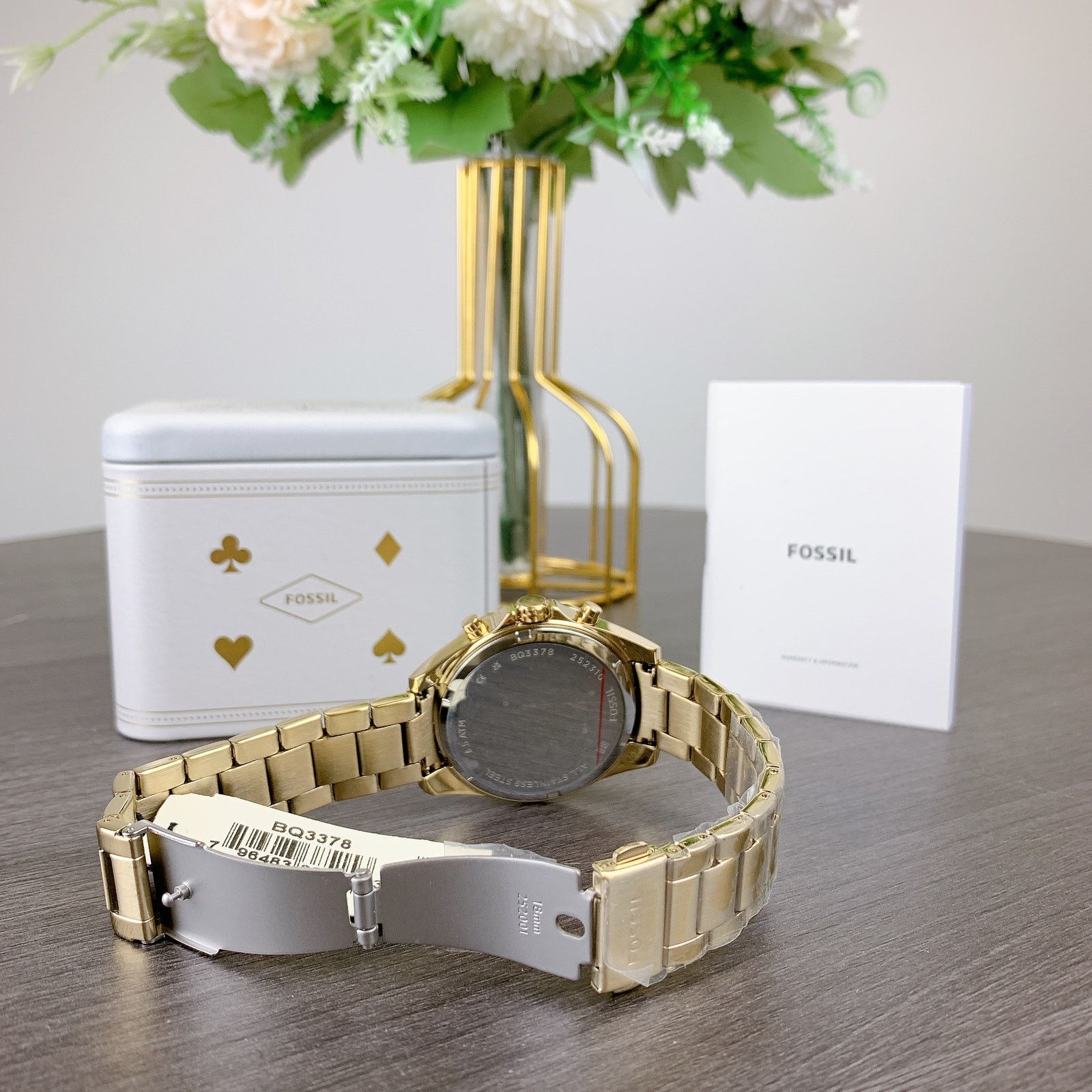 Fossil Fossil BQ3378 Modern Courier Chronograph Gold-Tone Stainless Size ONE SIZE - 5 Thumbnail