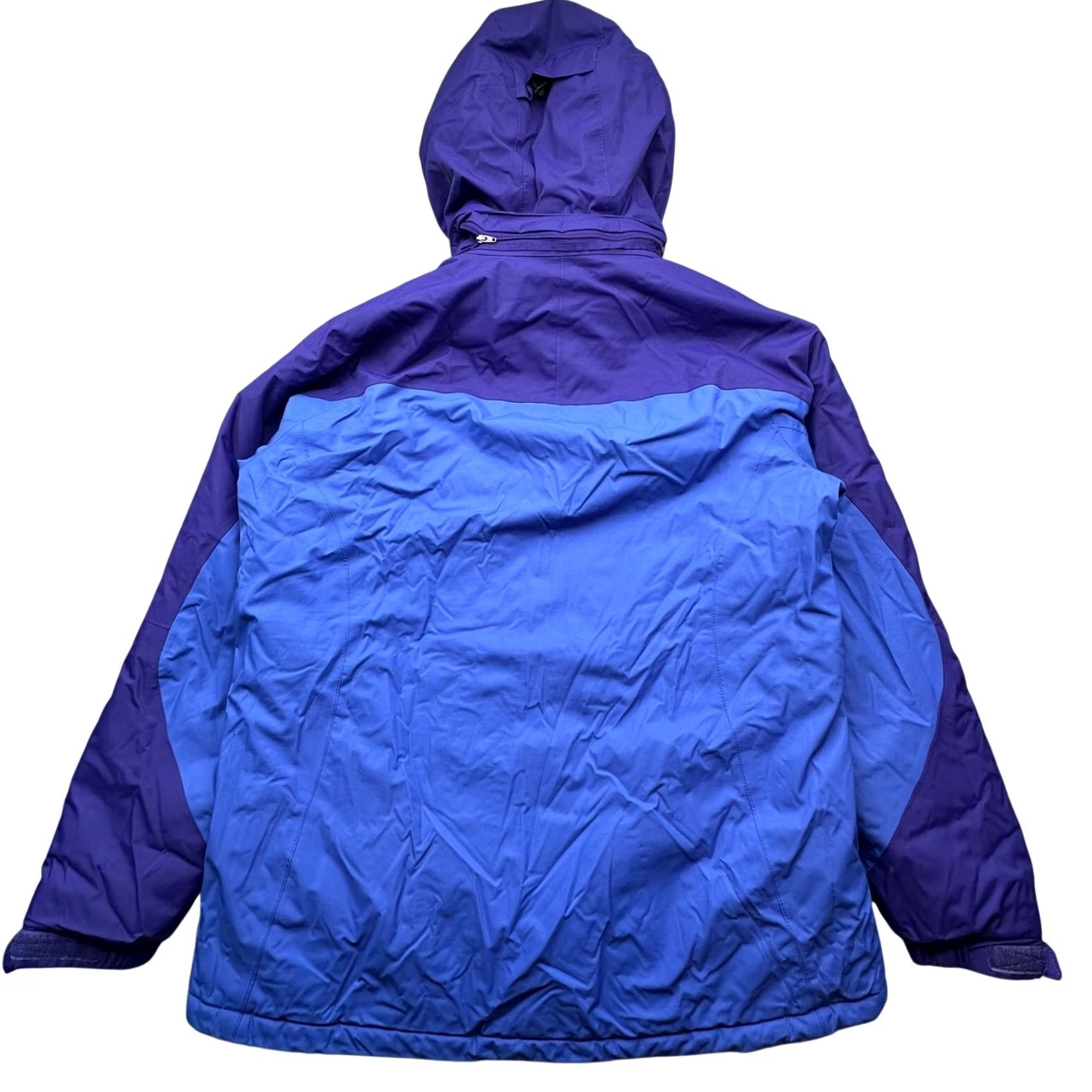 Vintage L.L. Bean Parka Jacket Women Large Blue Purple Nylon Hooded Insulated Zip Long Sleeve Parka Winter Casual Outdoor Size L / US 10 / IT 46 - 2 Thumbnail
