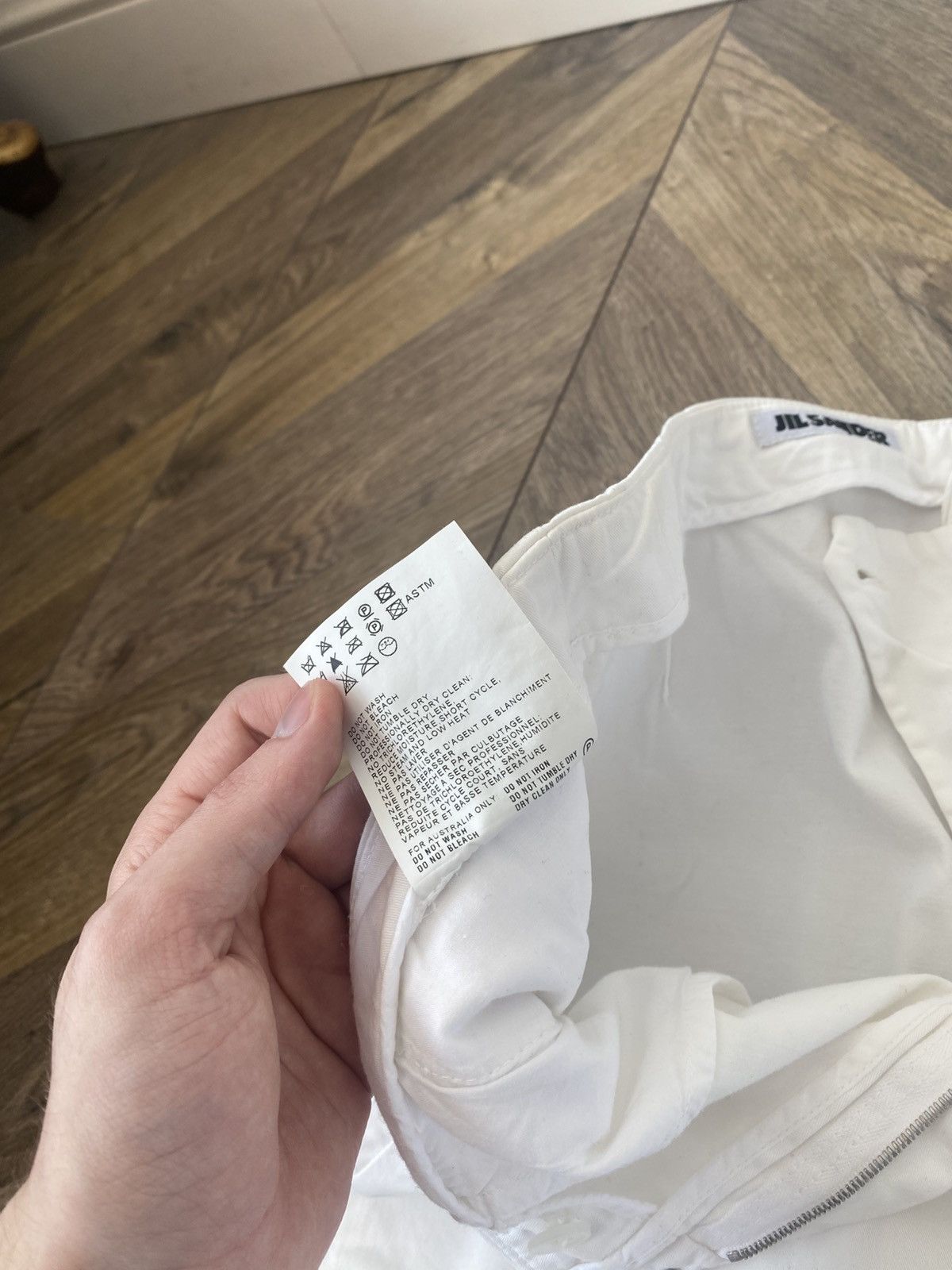 Jil Sander Vintage Jil Sander Women’s white pants Size 30" / US 8 / IT 44 - 11 Thumbnail