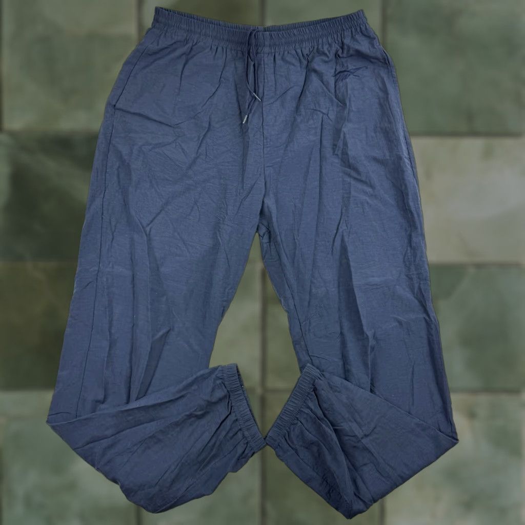 Reebok VINTAGE Reebok Track Pants Mens XL Blue Sports Grunge Baggy Drawstring Pants Size US 36 / EU 52 - 1 Thumbnail
