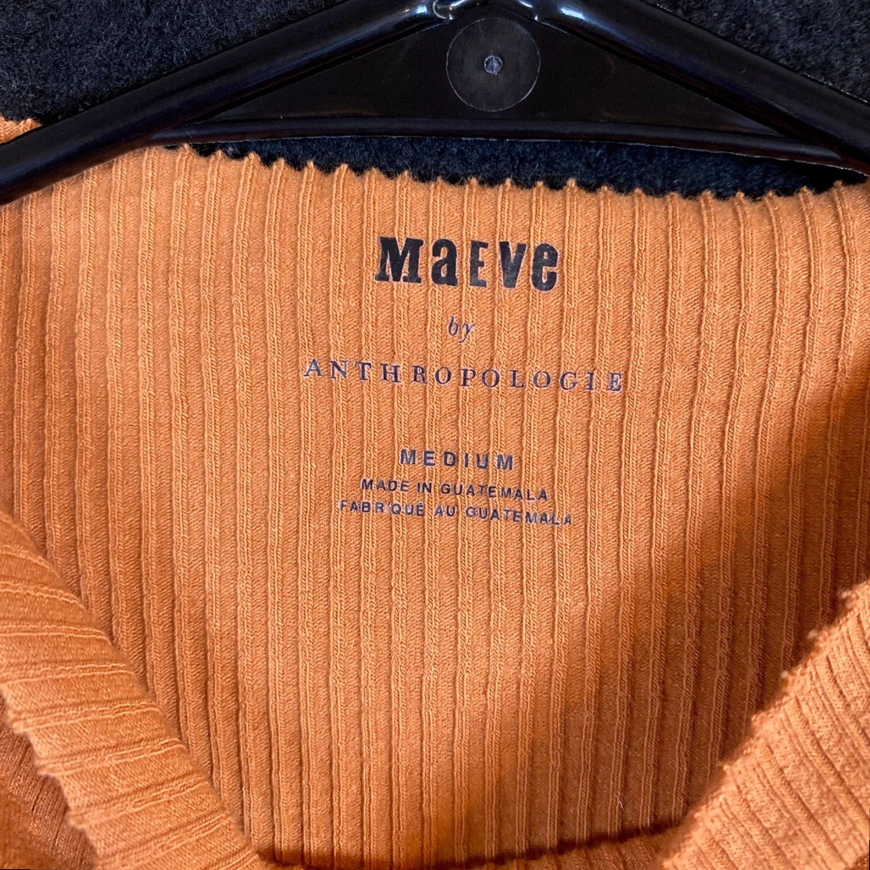 Vintage Maeve Anthropologie Womens Sweater Orange High Neck Sleeveless Stretch M Size M / US 6-8 / IT 42-44 - 4 Thumbnail