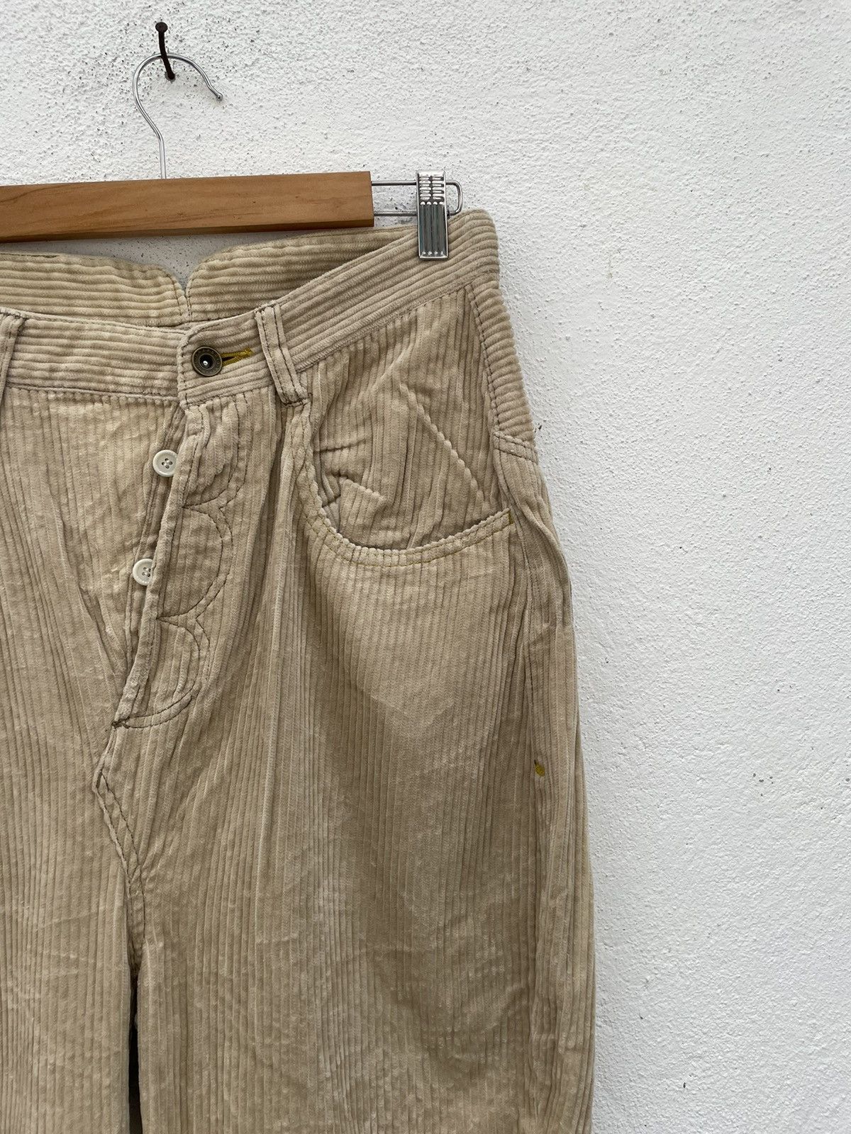 Frapbois Vintage Frapbois Drop Crotch Corduroy Pants Size US 30 / EU 46 - 2 Thumbnail