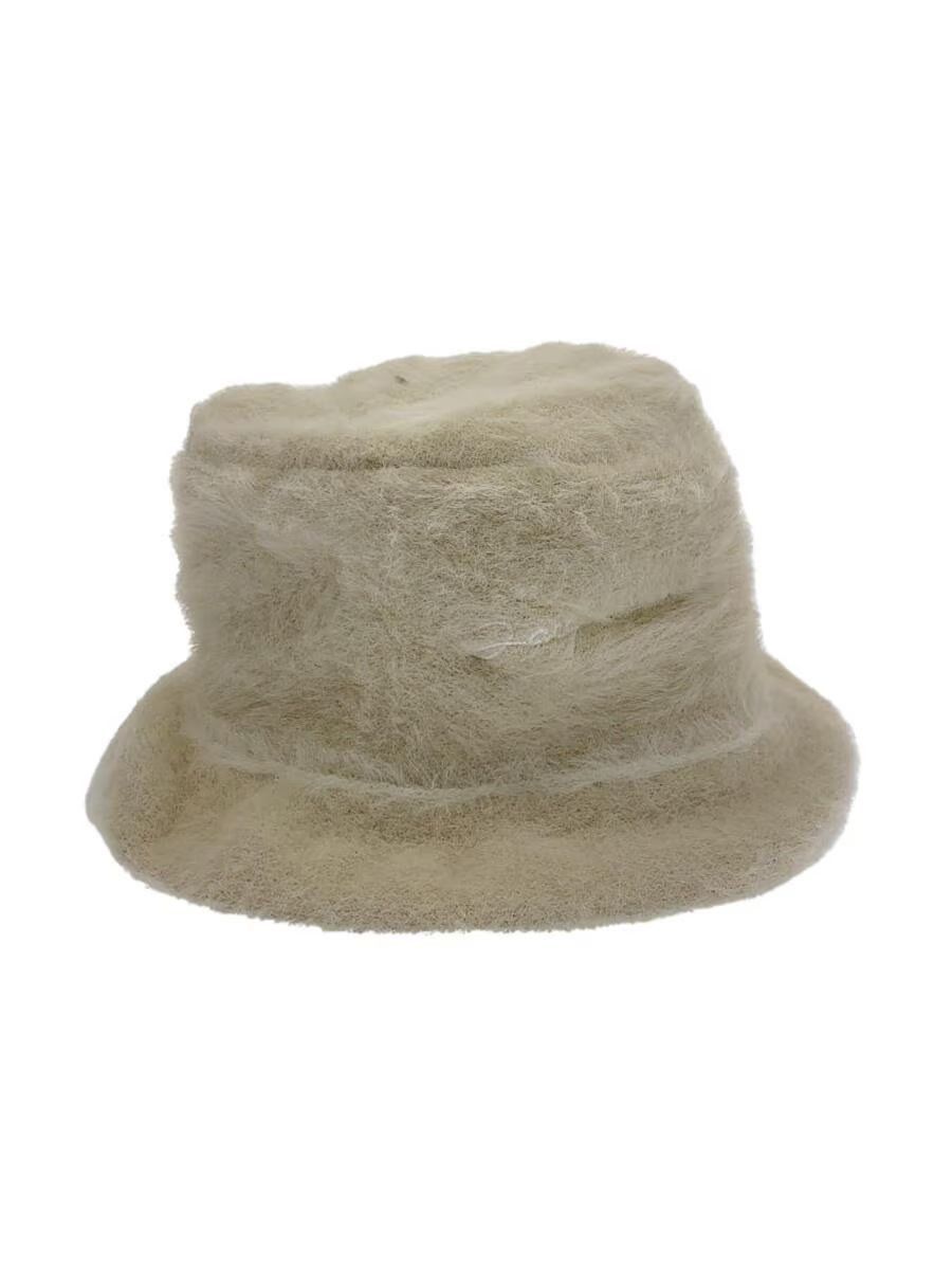 image of Jacquemus Fuzzy Bucket Hat in Cream, Women's