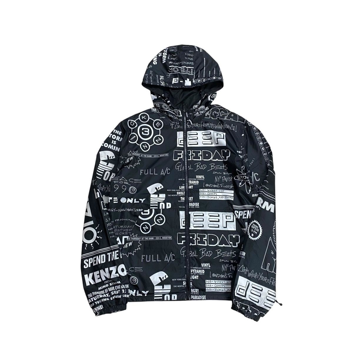 Kenzo Kenzo Noir Taille Reversible Jacket Size US M / EU 48-50 / 2 - 3 Thumbnail