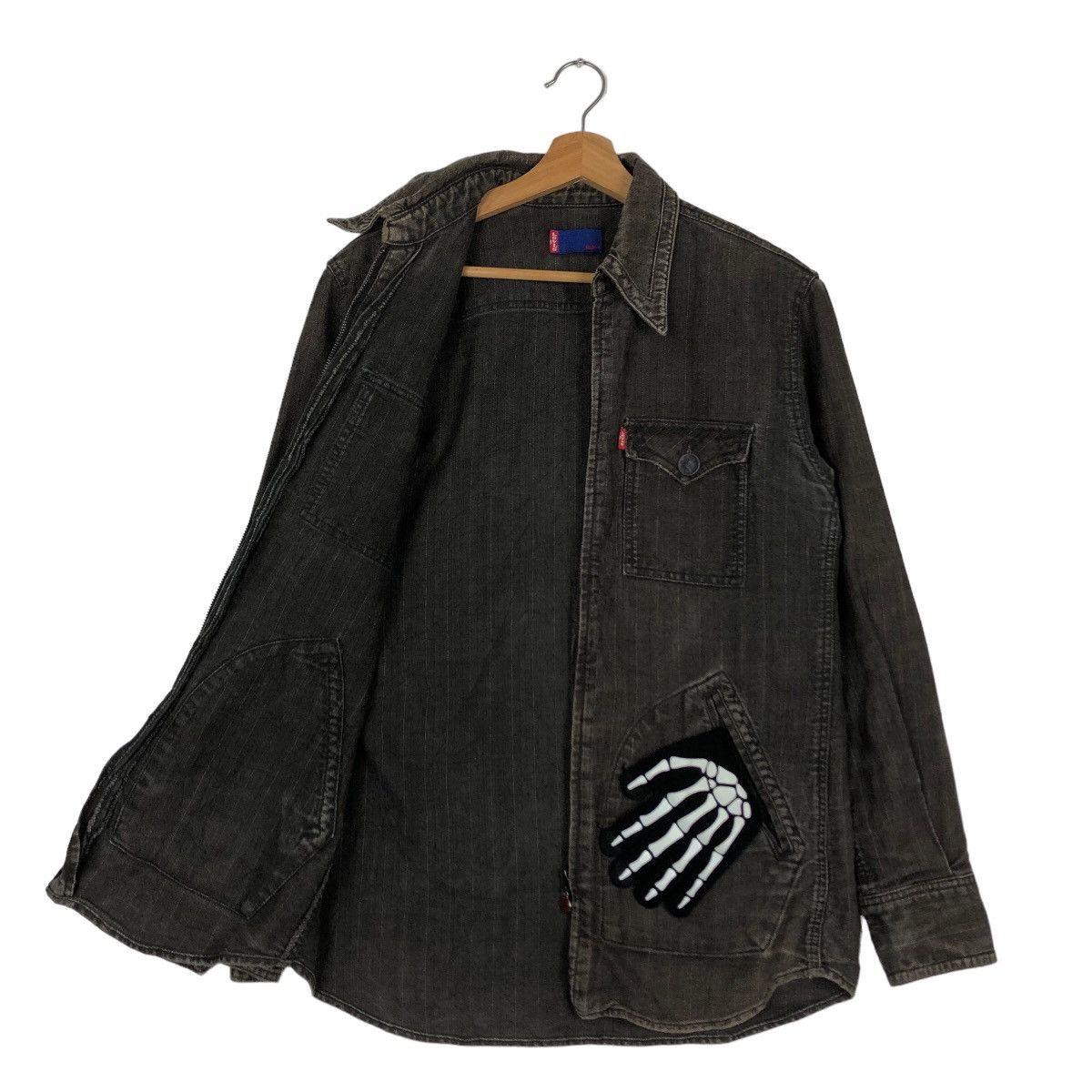 Levi's Vintage Clothing 🔥90’s Vintage Hikory Chore Jacket Levi’s Zipper Size US M / EU 48-50 / 2 - 9 Thumbnail