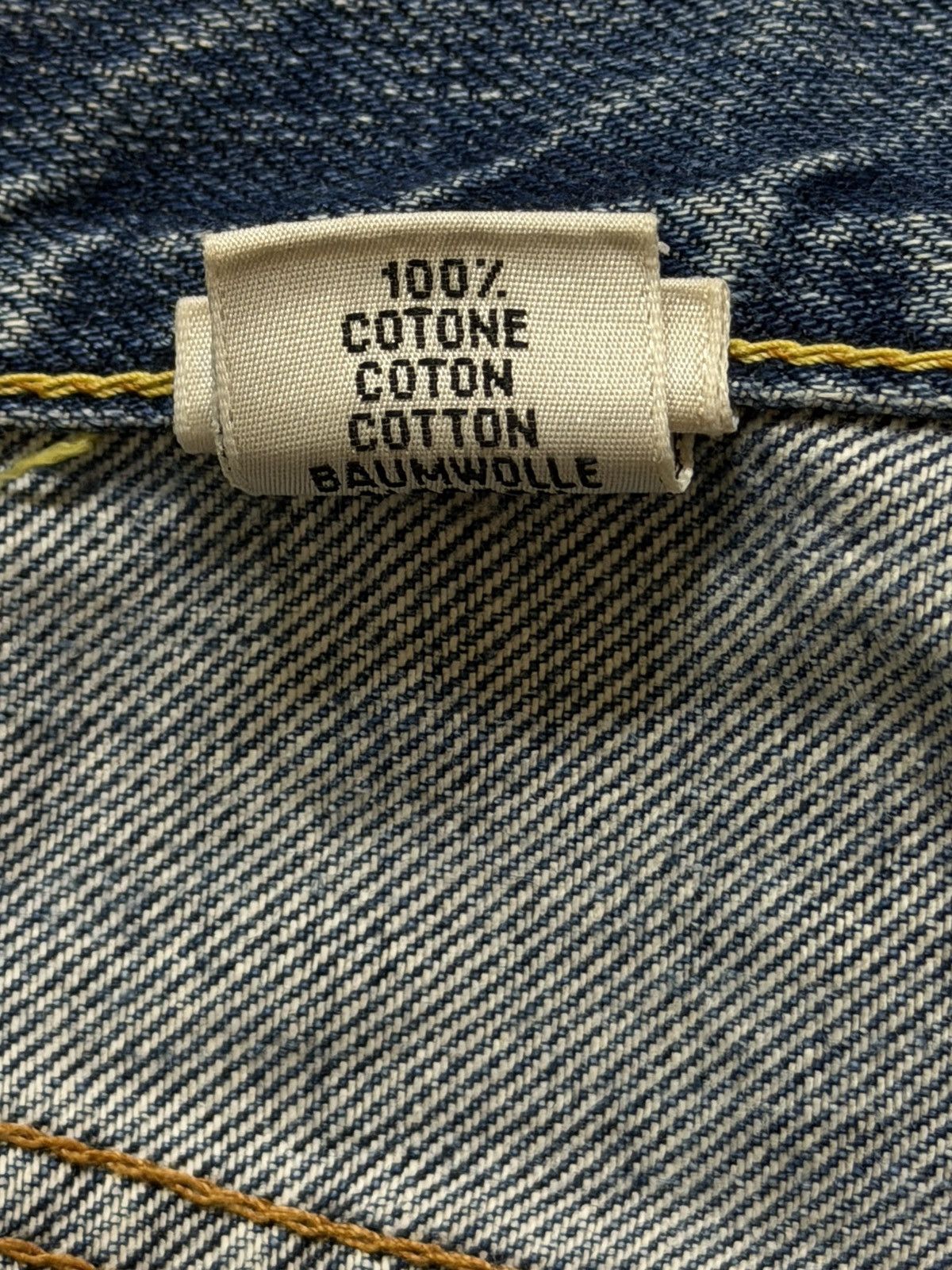 Replay Vintage Italy Replay Blue Faded Wash Distress Relaxed Loose Size US 30 / EU 46 - 8 Thumbnail