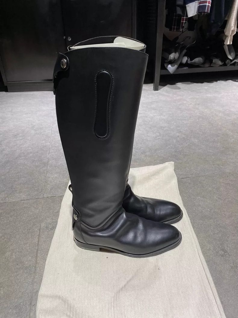 Hermes Hermes Black Women's KneeHigh Boots Size 37-2506 Size US 7 / IT 37 - 3 Thumbnail