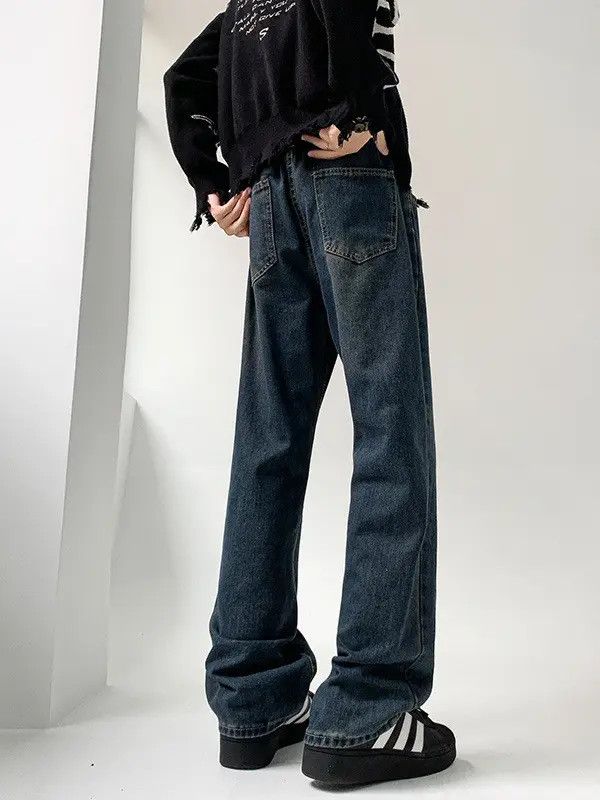Japanese Brand × Jean Retro loose washed straight leg jeans Size US 32 / EU 48 - 3 Thumbnail