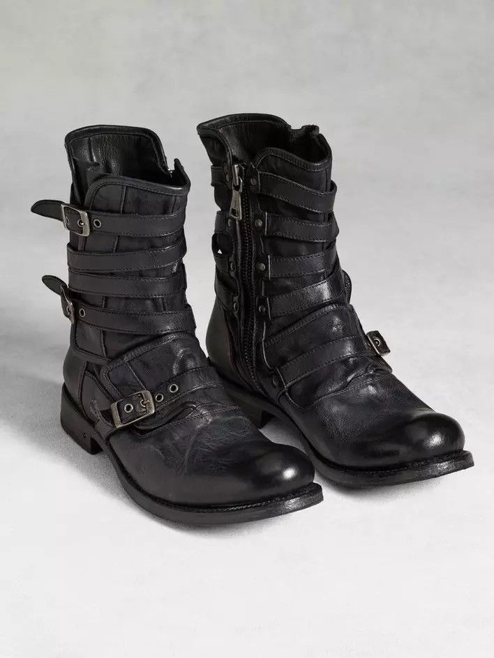 John Varvatos Engineer Triple Buckle Boot. Size 9 Size US 9 / EU 42 - 4 Thumbnail