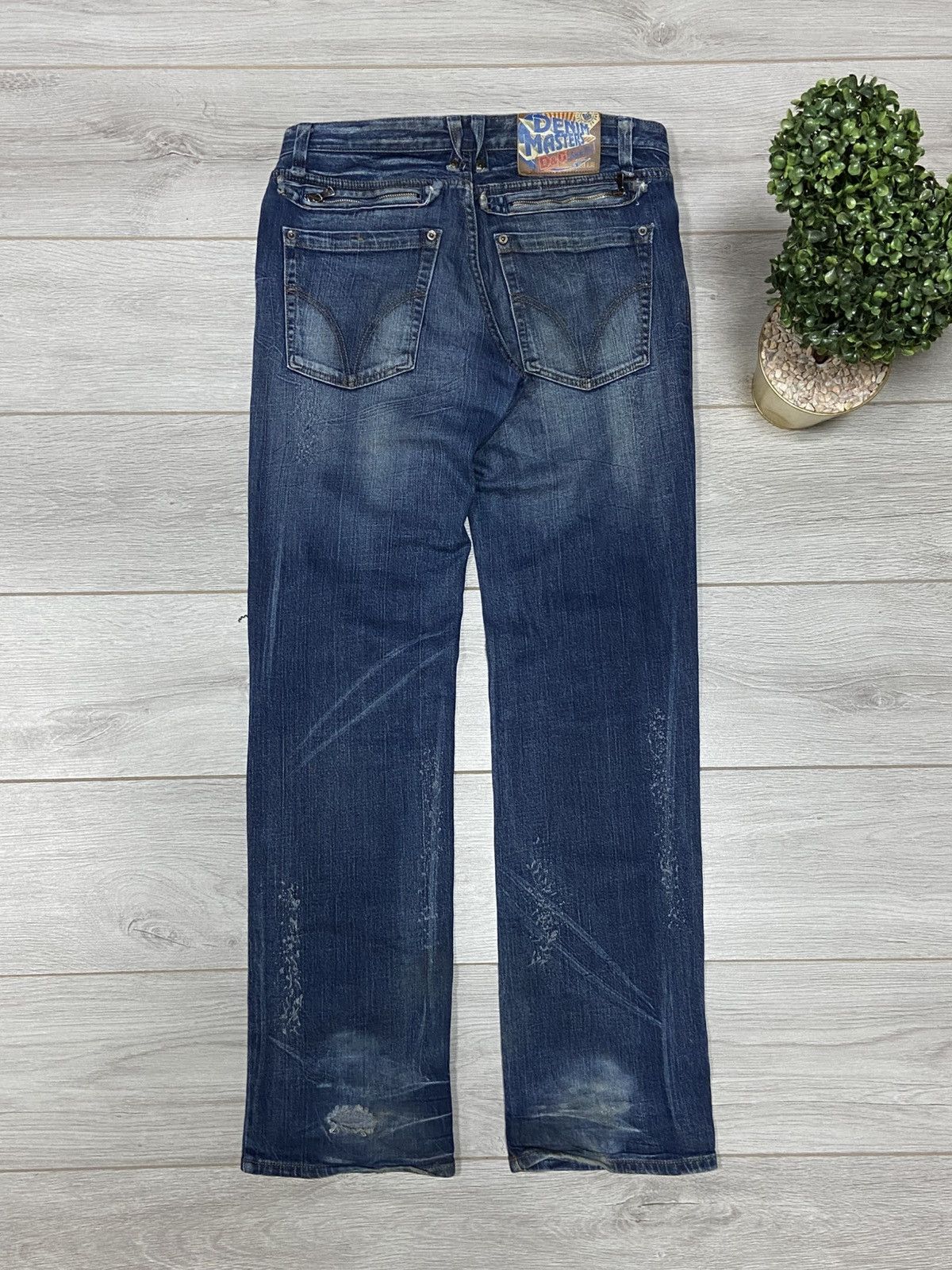 Dolce & Gabbana DOLCE GABBANA vintage denim masters zipper distressed jeans Size US 34 / EU 50 - 1 Thumbnail