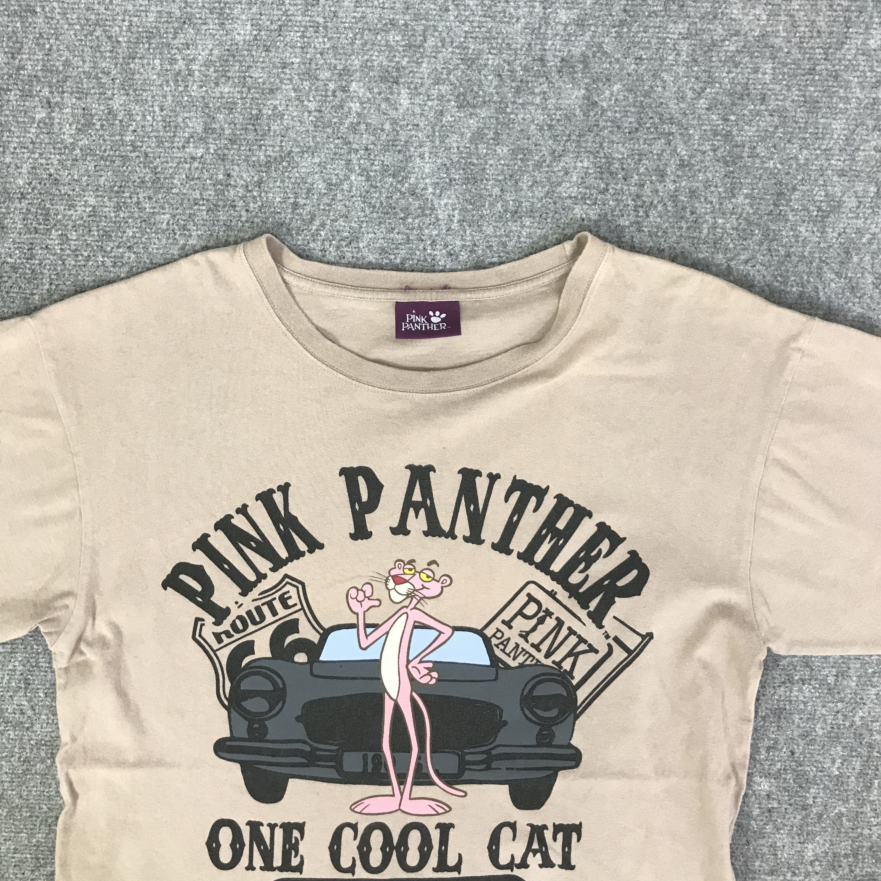 Cartoon Network PINK PANTHER BIG LOGO CARTOON T-SHIRT K93B47 Size US L / EU 52-54 / 3 - 2 Thumbnail