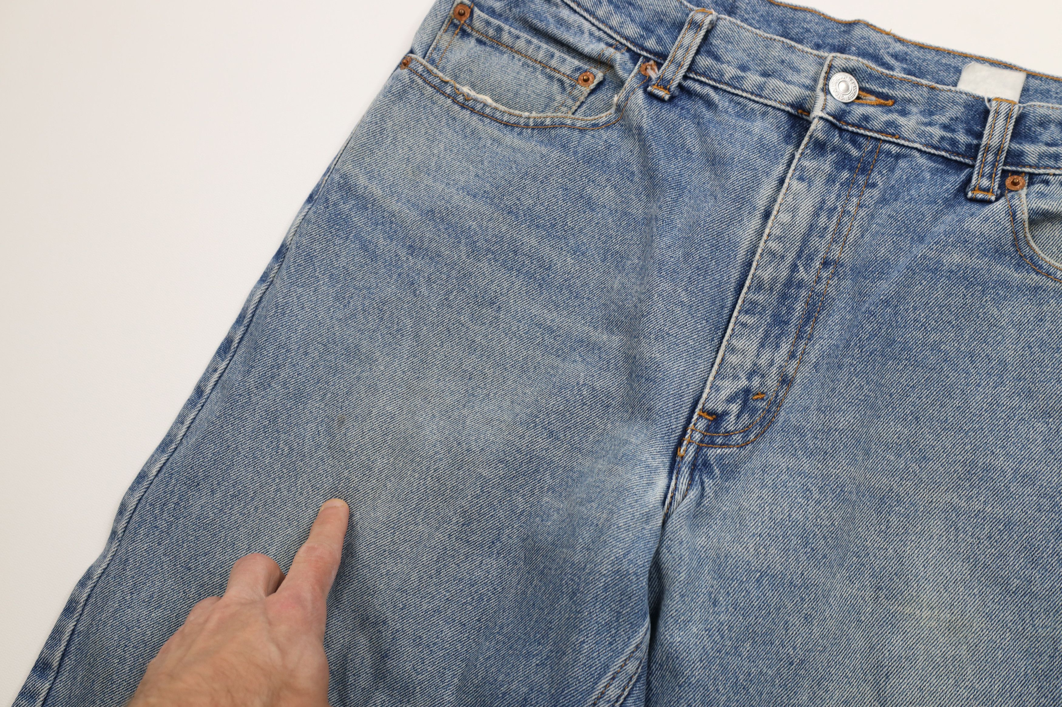 Levi's Vintage 90s Y2K Levis 550 Relaxed Fit Denim Jeans Blue Size US 36 / EU 52 - 8 Thumbnail