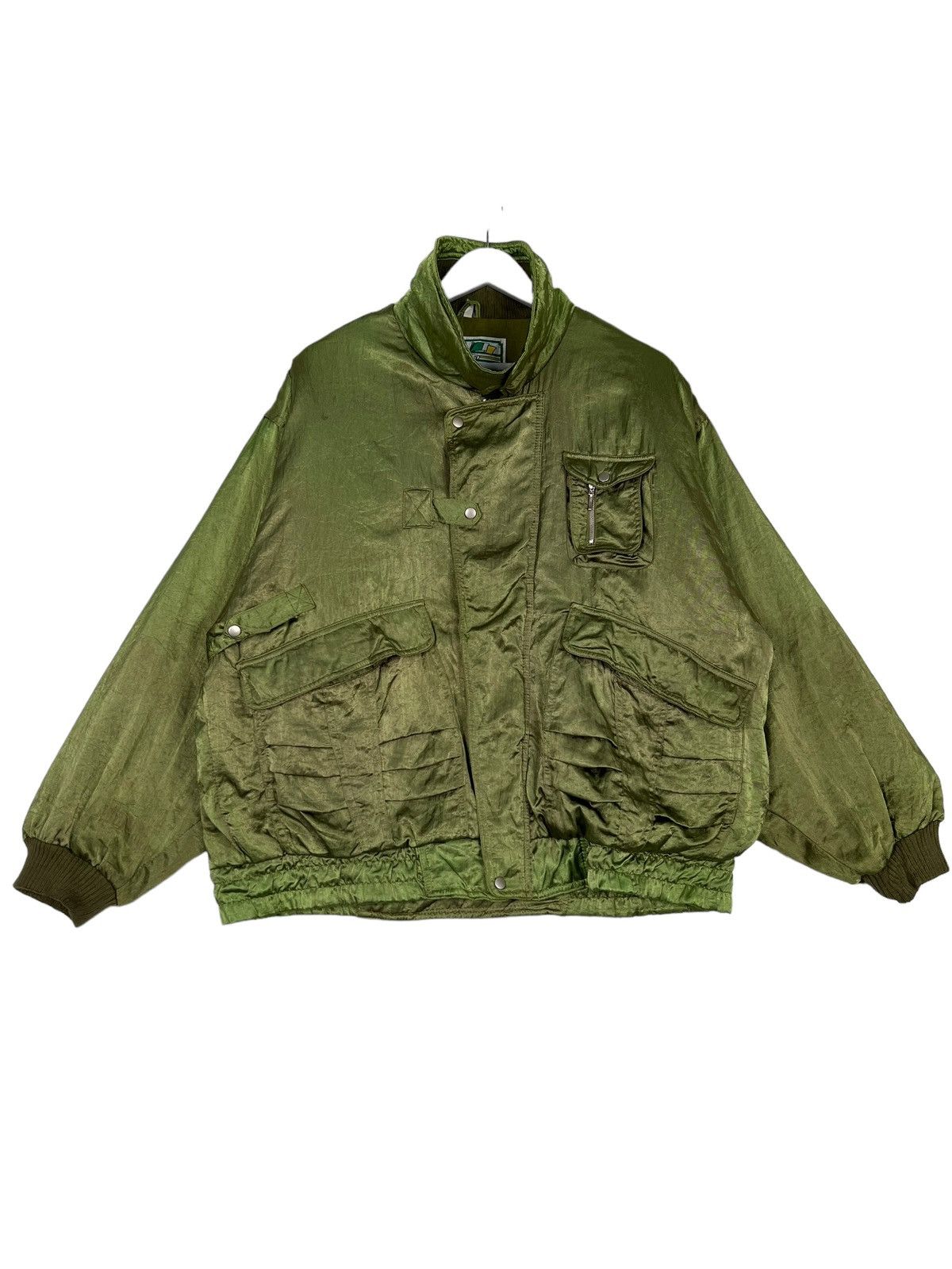 Japanese Brand VINTAGE 80s LYON COLLECTION BOMBER JACKET Size US L / EU 52-54 / 3 - 1 Thumbnail